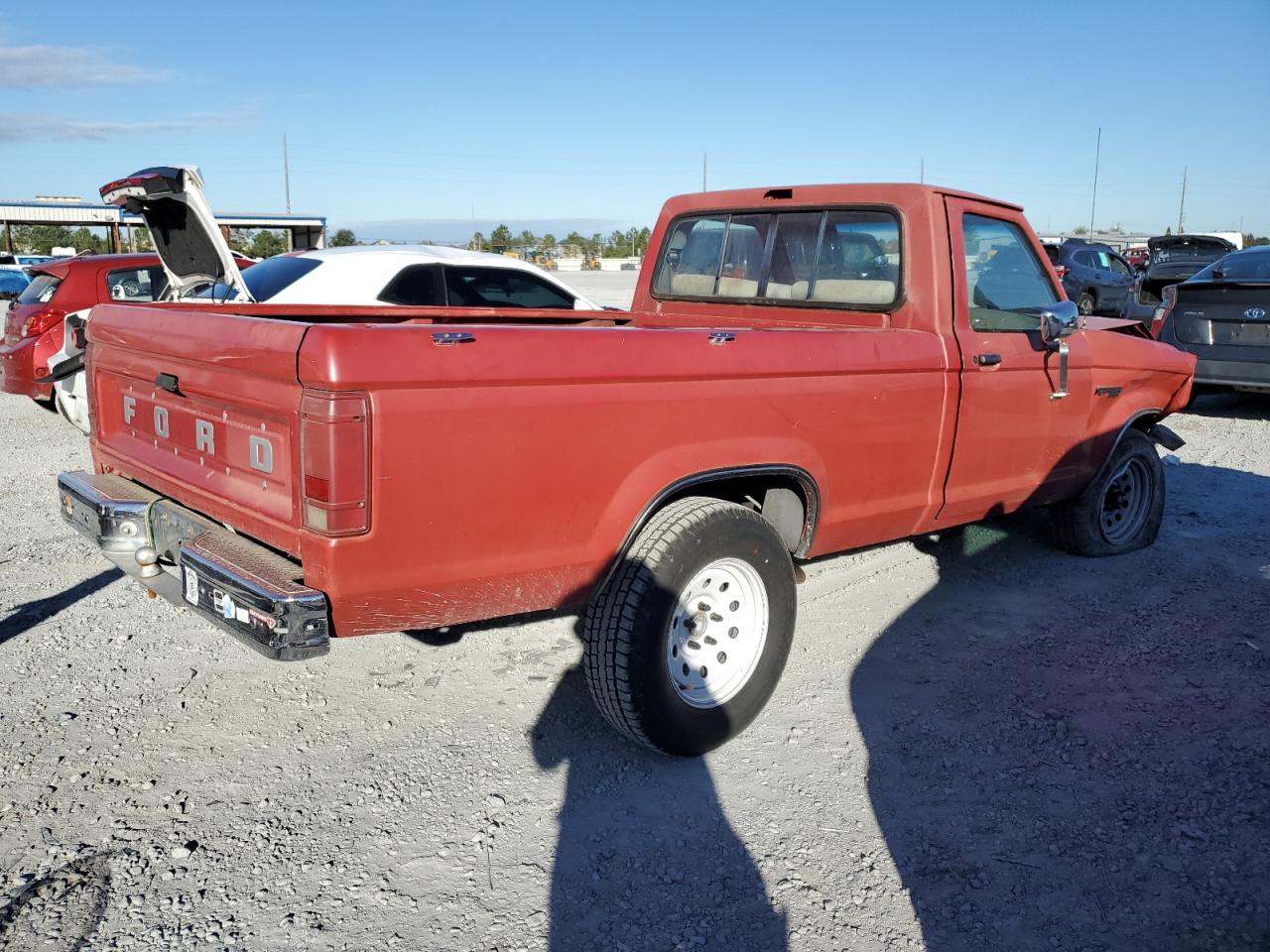 1990 Ford Ranger Красный vin: 1FTCR10A8LUA78377