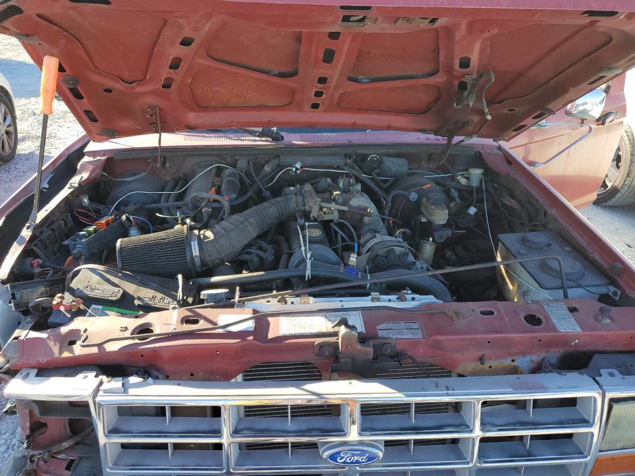 1990 Ford Ranger Красный vin: 1FTCR10A8LUA78377