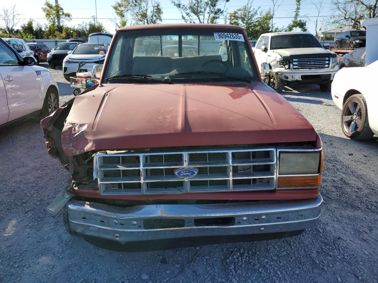 1990 Ford Ranger Красный vin: 1FTCR10A8LUA78377
