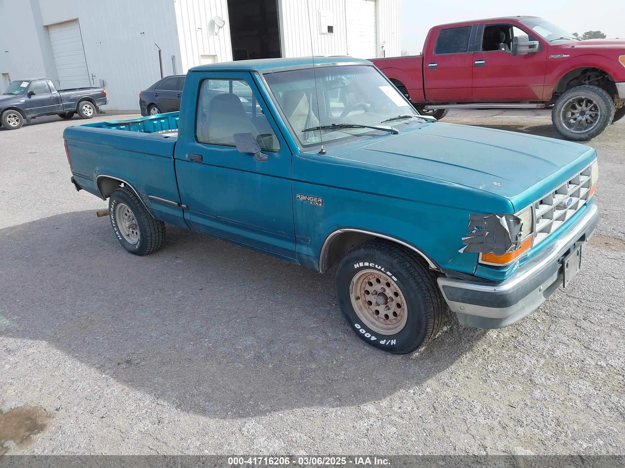 1992 Ford Ranger   Зеленый vin: 1FTCR10A8NTA53200