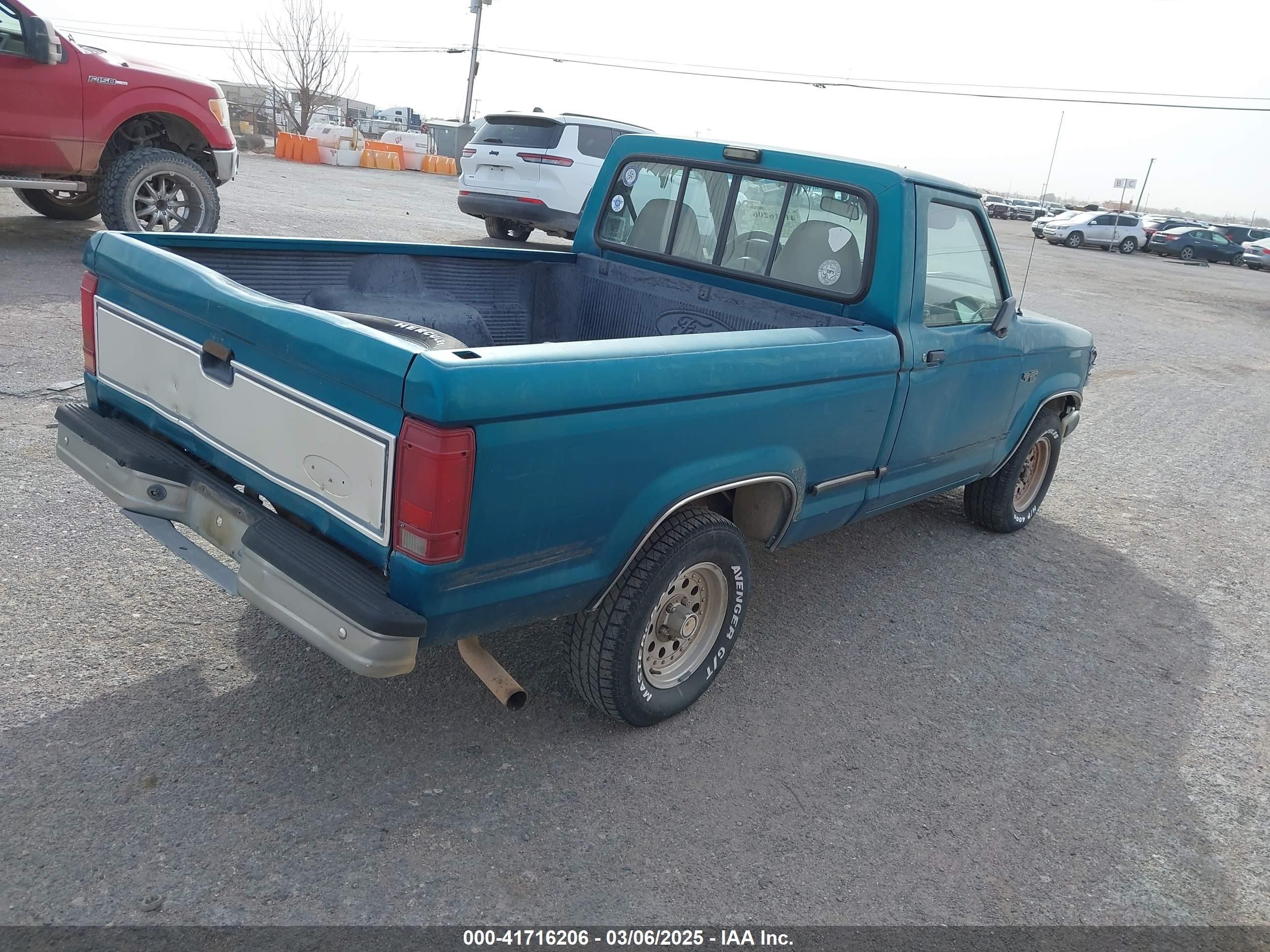 1992 Ford Ranger   Зеленый vin: 1FTCR10A8NTA53200