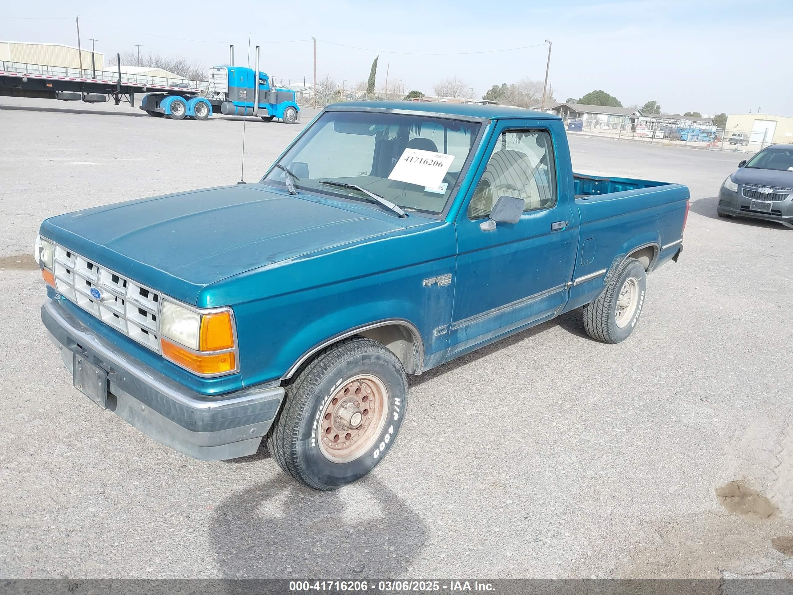 1992 Ford Ranger   Зеленый vin: 1FTCR10A8NTA53200