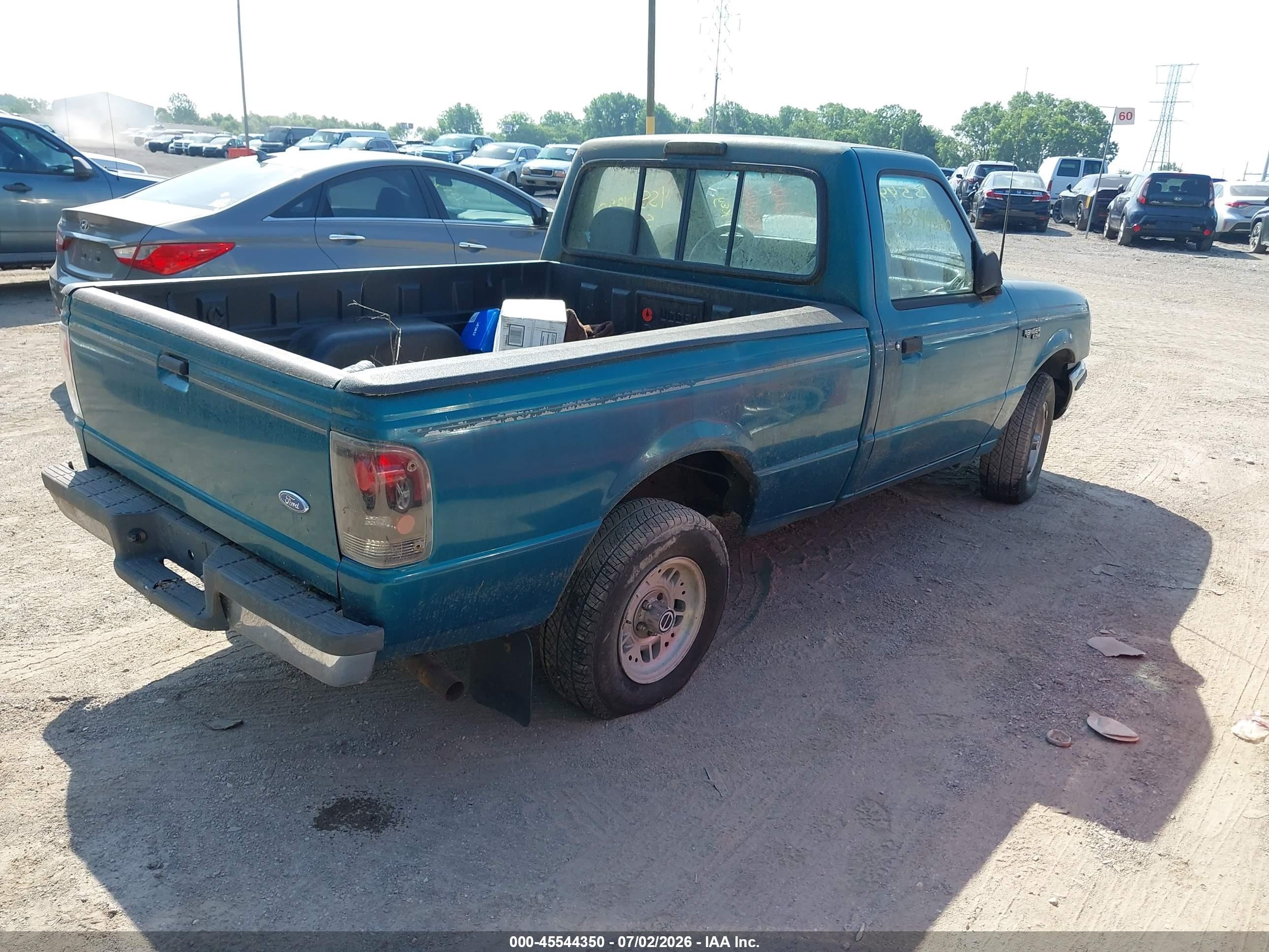1993 Ford Ranger   Зеленый vin: 1FTCR10A8PPB74711