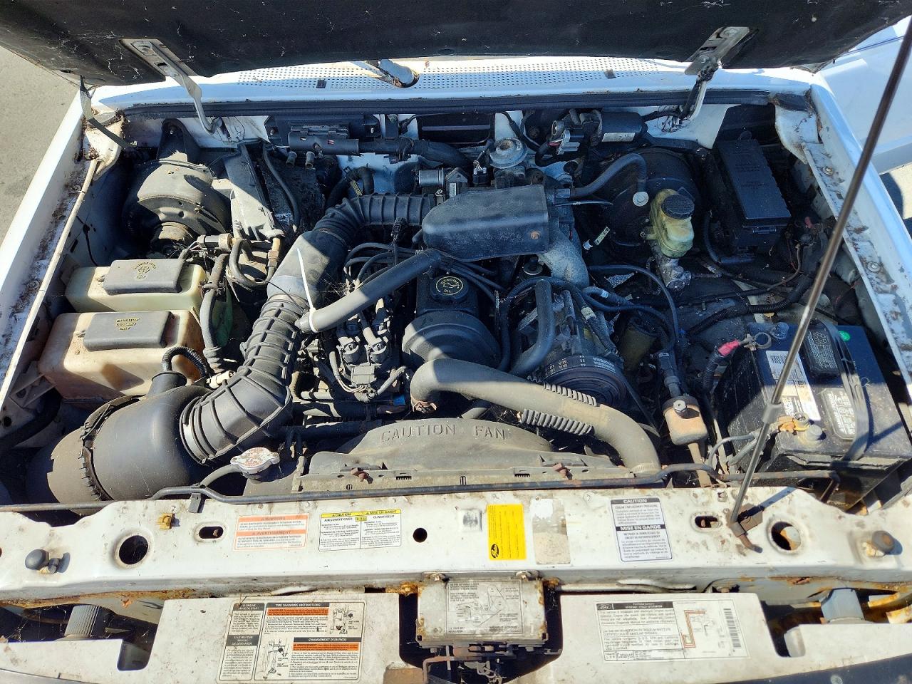 1995 Ford Ranger White vin: 1FTCR10A8SPA89361