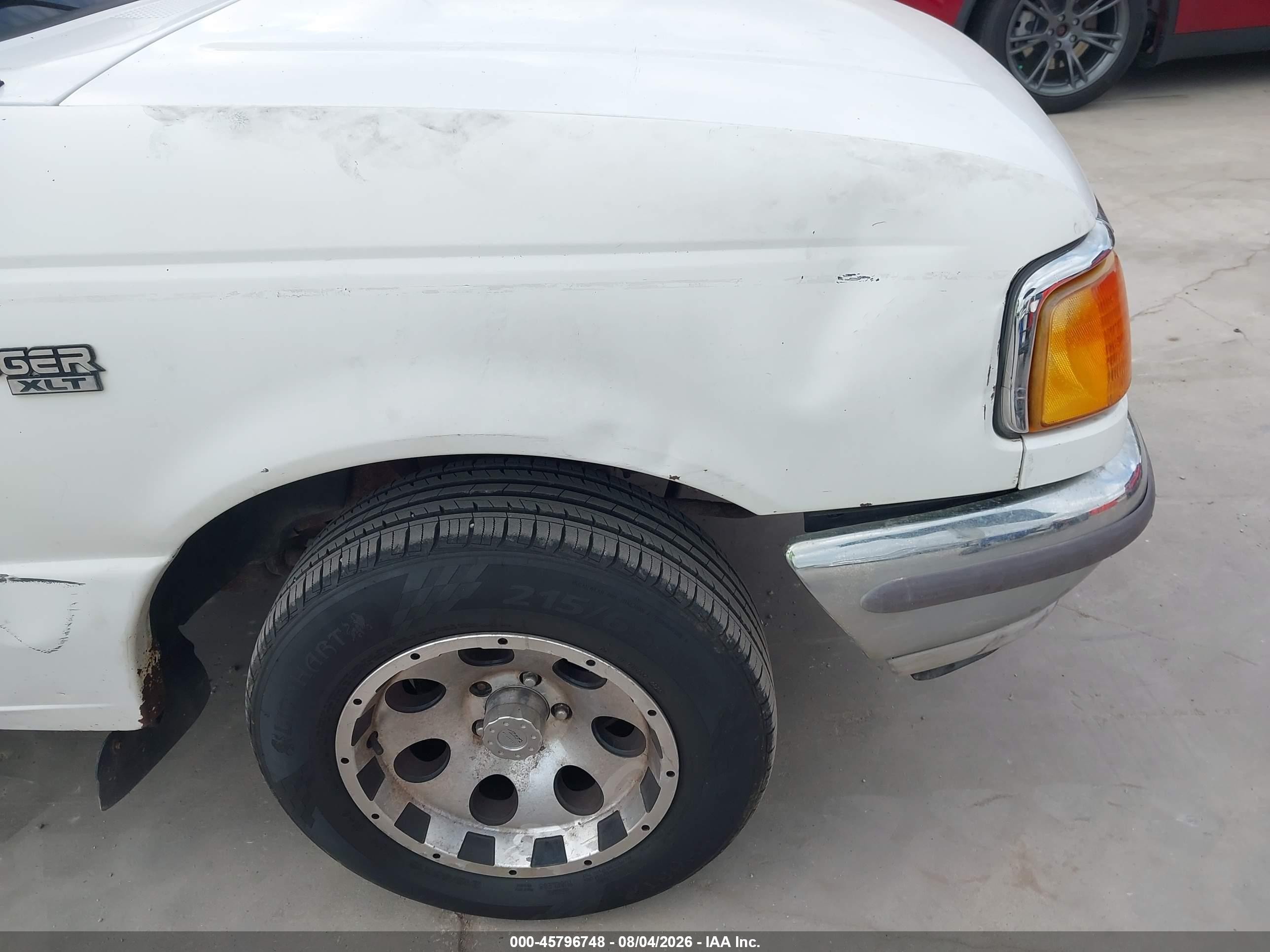 1997 Ford Ranger Splash/xlt White vin: 1FTCR10A8VPA78249
