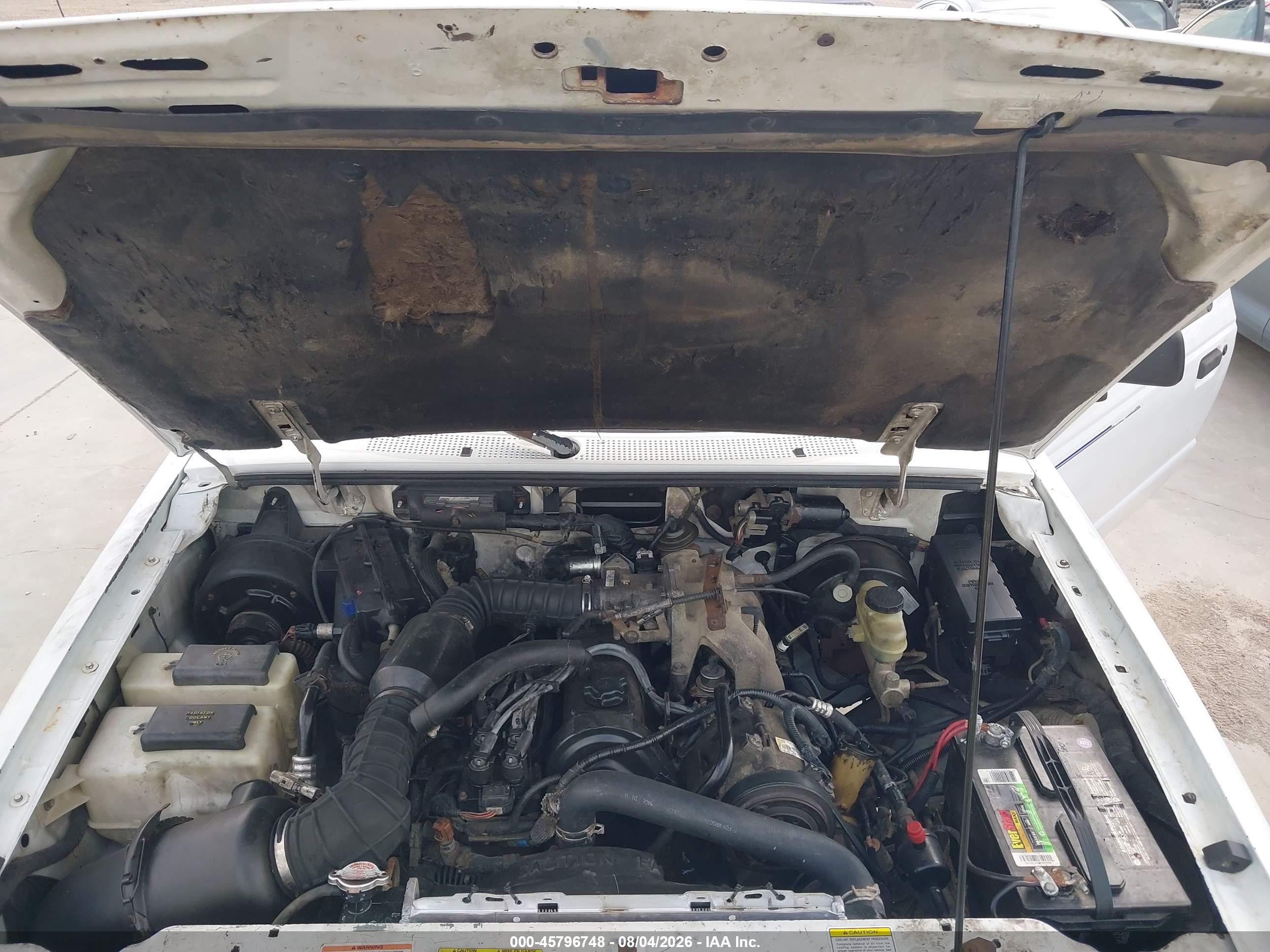 1997 Ford Ranger Splash/xlt White vin: 1FTCR10A8VPA78249