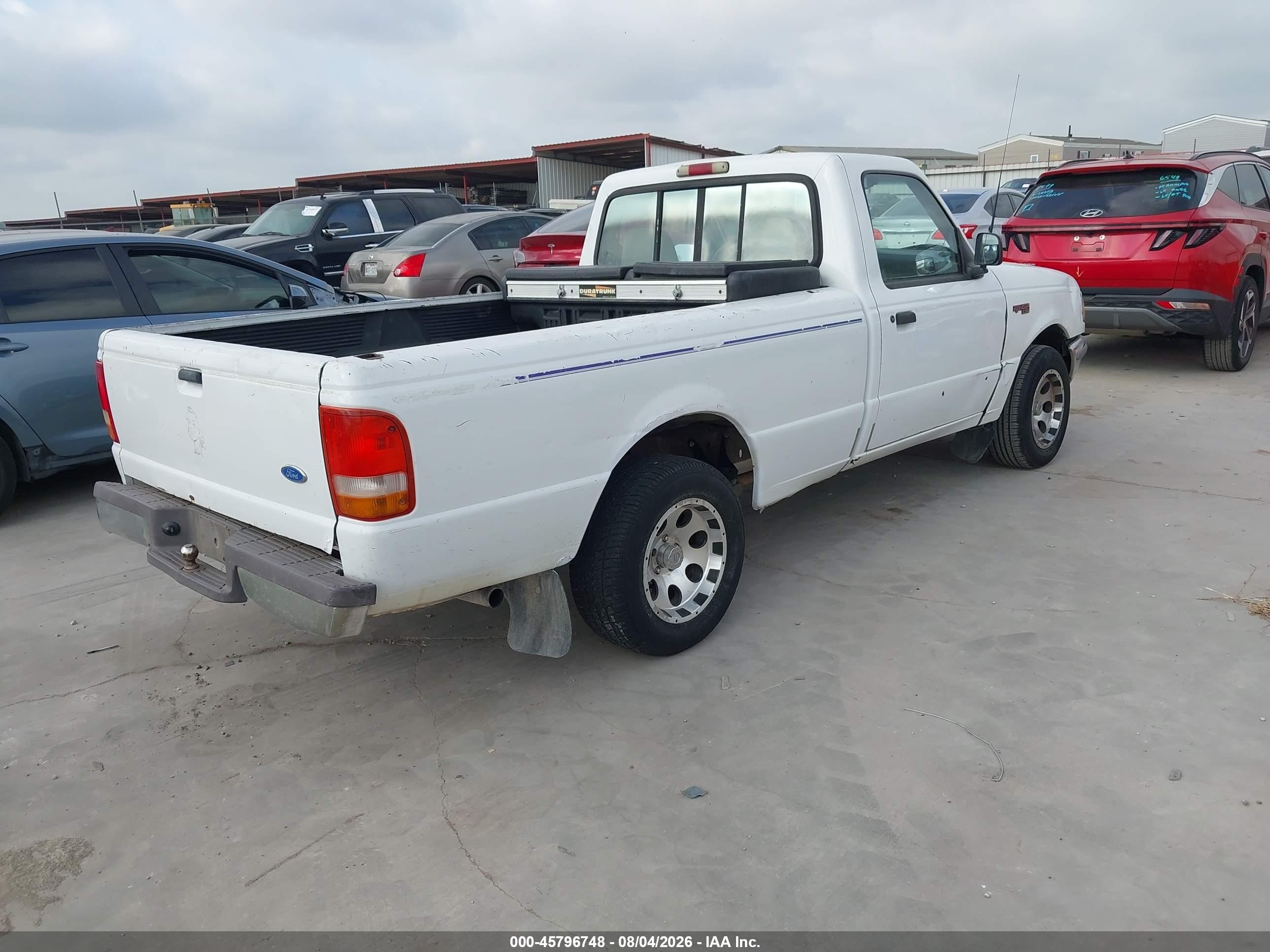 1997 Ford Ranger Splash/xlt White vin: 1FTCR10A8VPA78249