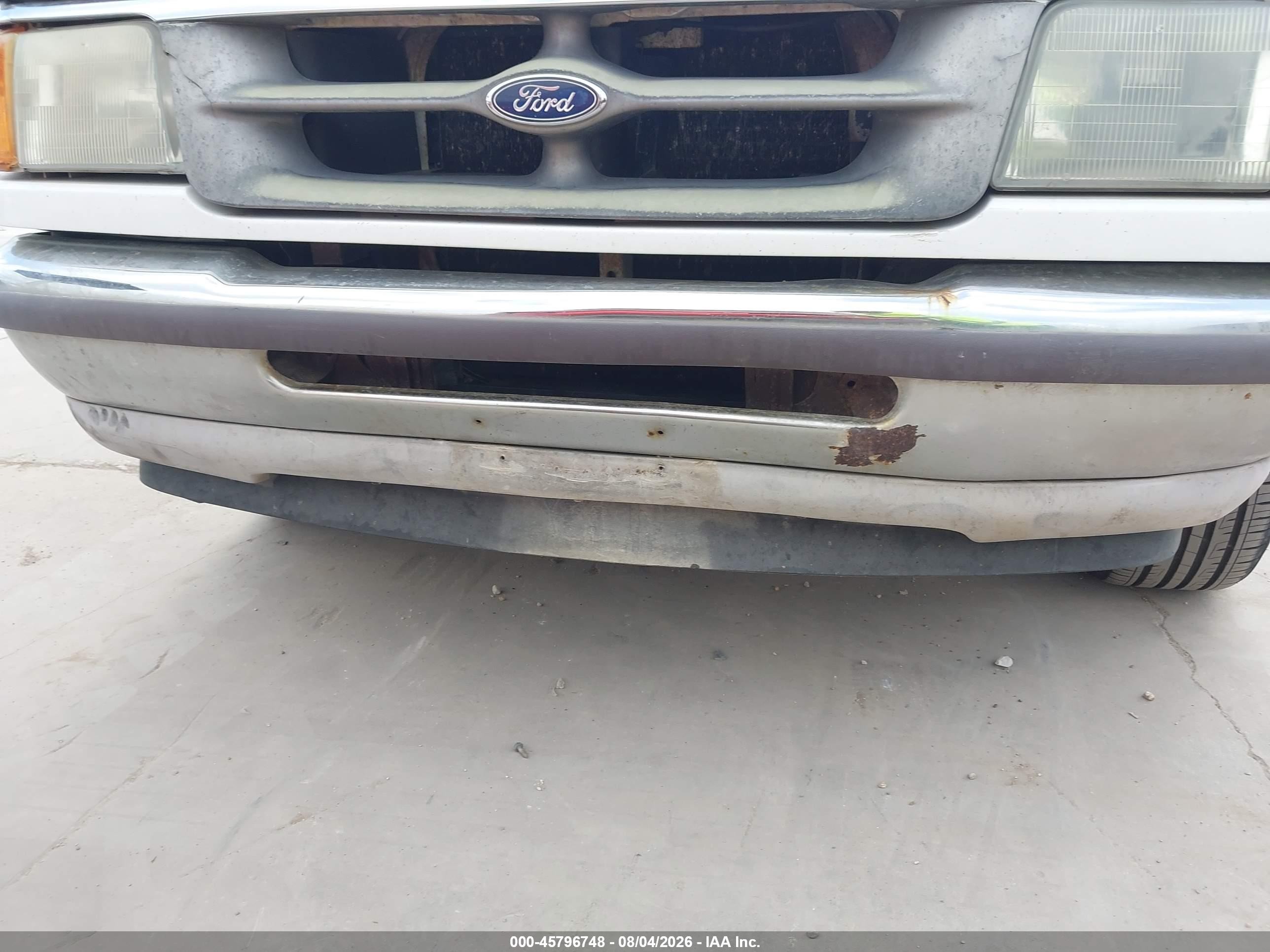 1997 Ford Ranger Splash/xlt White vin: 1FTCR10A8VPA78249