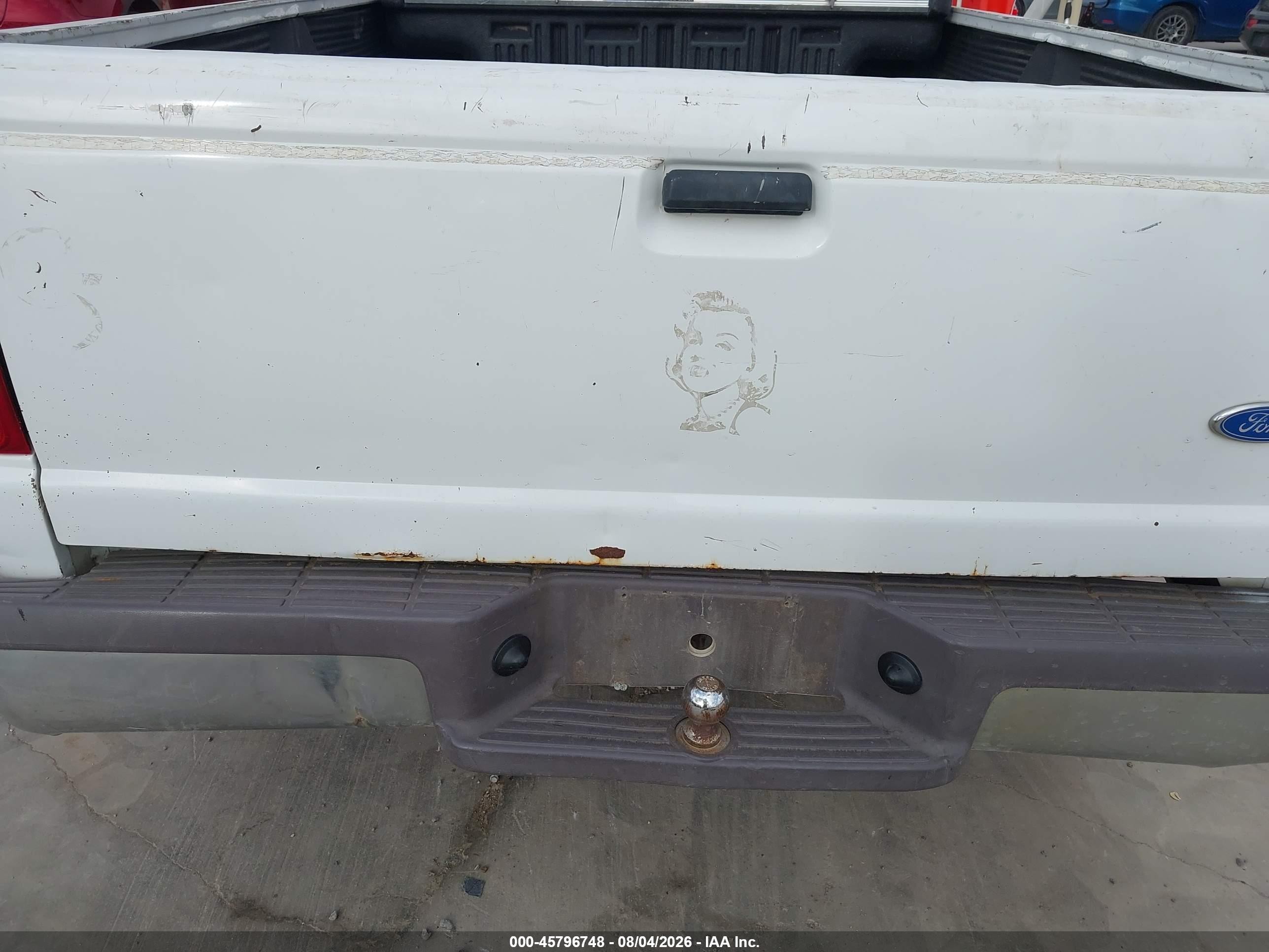 1997 Ford Ranger Splash/xlt White vin: 1FTCR10A8VPA78249