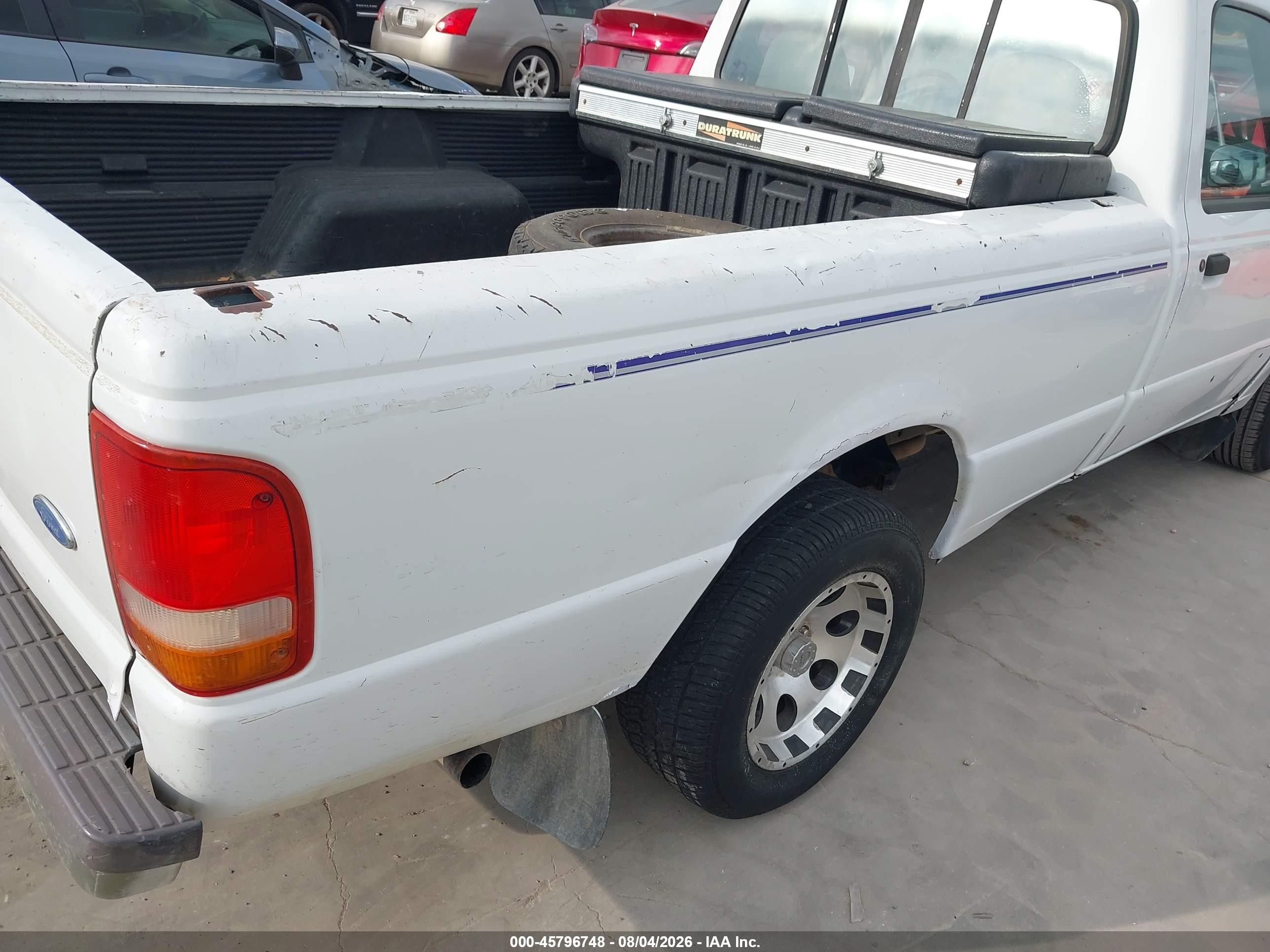 1997 Ford Ranger Splash/xlt White vin: 1FTCR10A8VPA78249