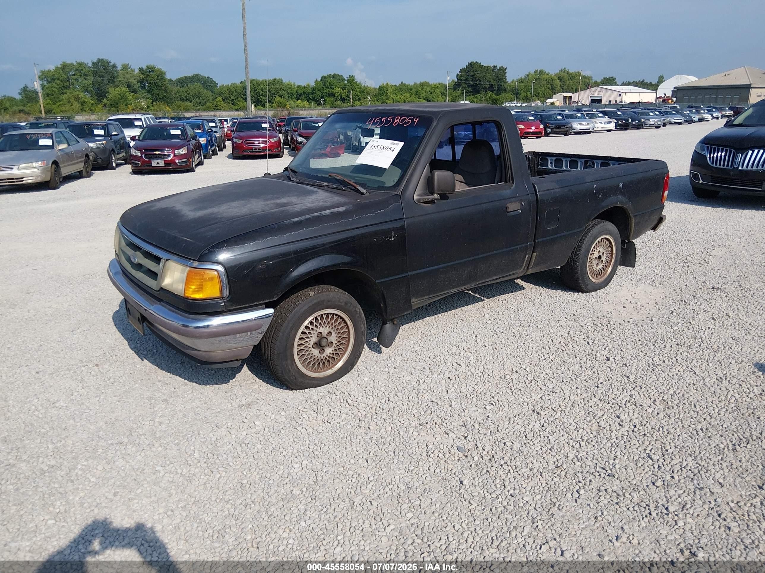 1997 Ford Ranger Splash/xlt Black vin: 1FTCR10A8VTA09617