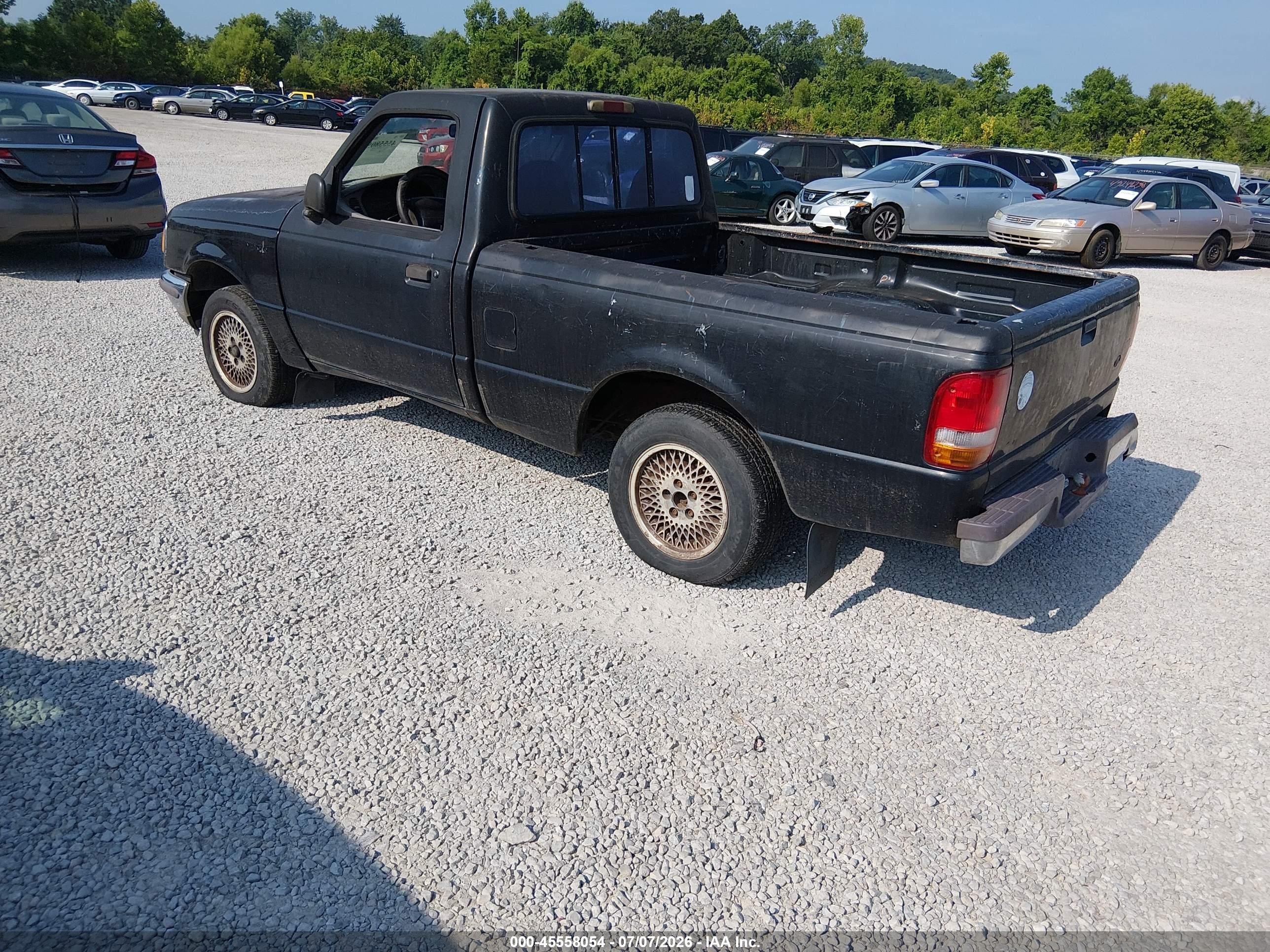 1997 Ford Ranger Splash/xlt Black vin: 1FTCR10A8VTA09617