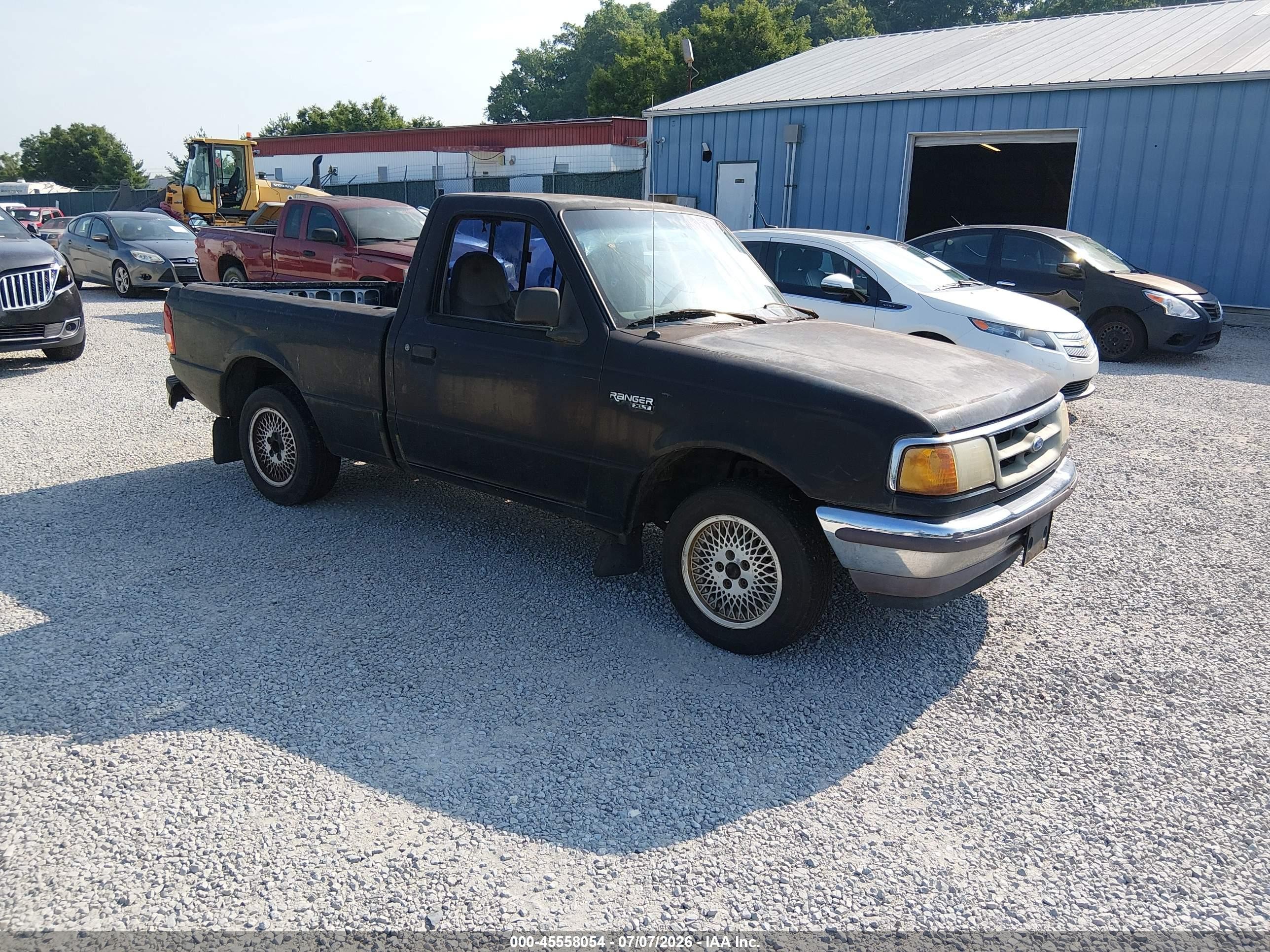 1997 Ford Ranger Splash/xlt Black vin: 1FTCR10A8VTA09617