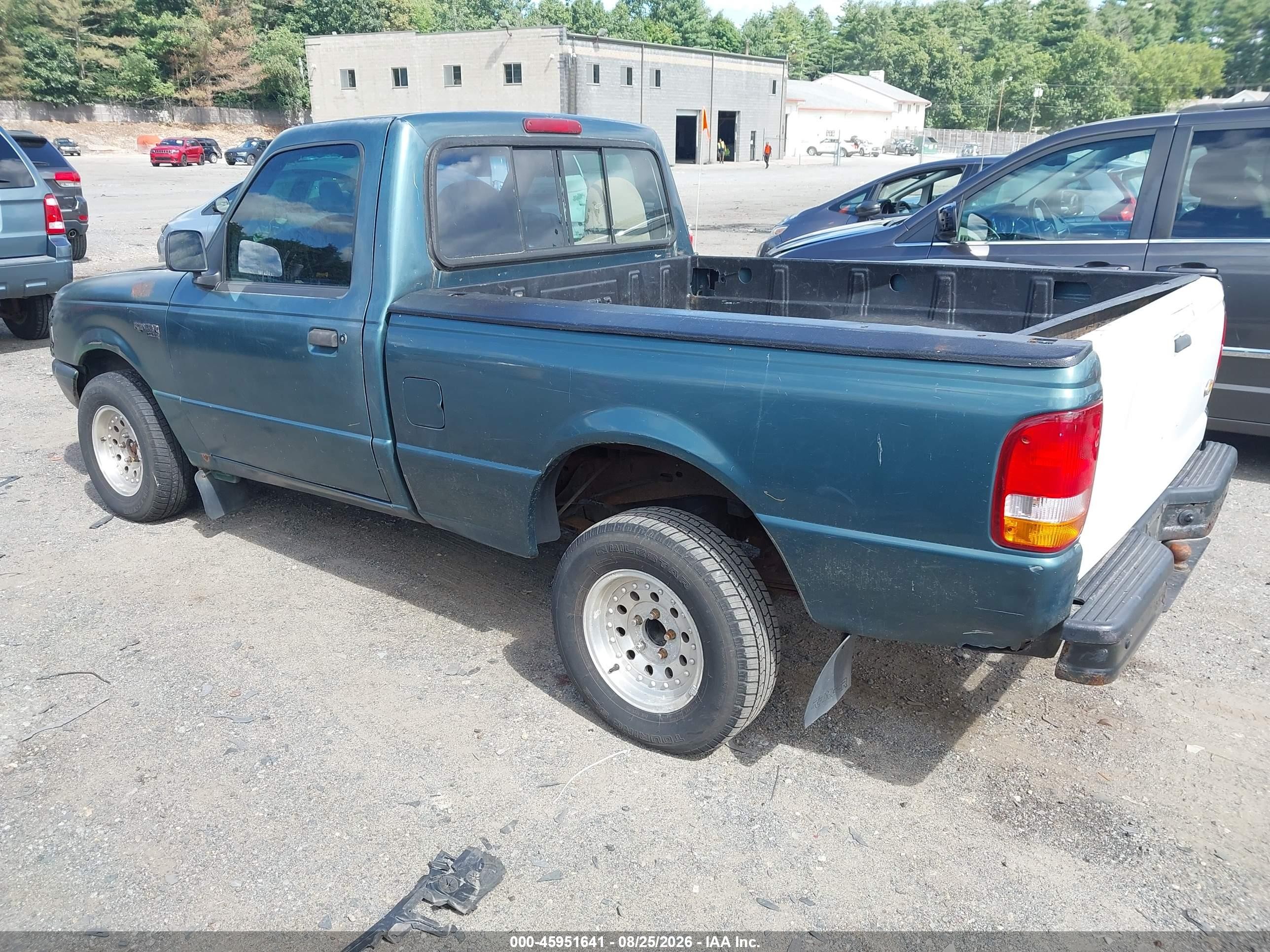 1997 Ford Ranger Splash/xl/xlt Green vin: 1FTCR10A8VTA69493
