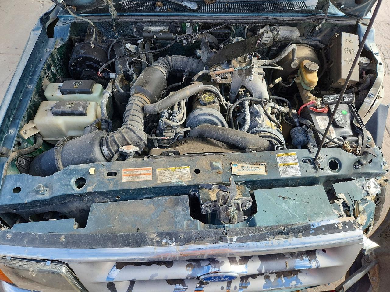 1997 Ford Ranger Green vin: 1FTCR10A8VUD39834