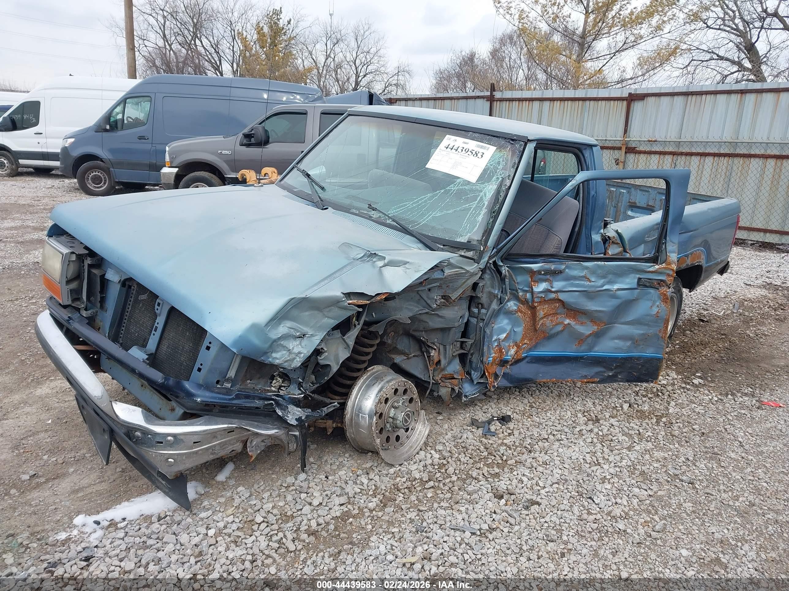 1990 Ford Ranger   Light Blue vin: 1FTCR10A9LPB12177