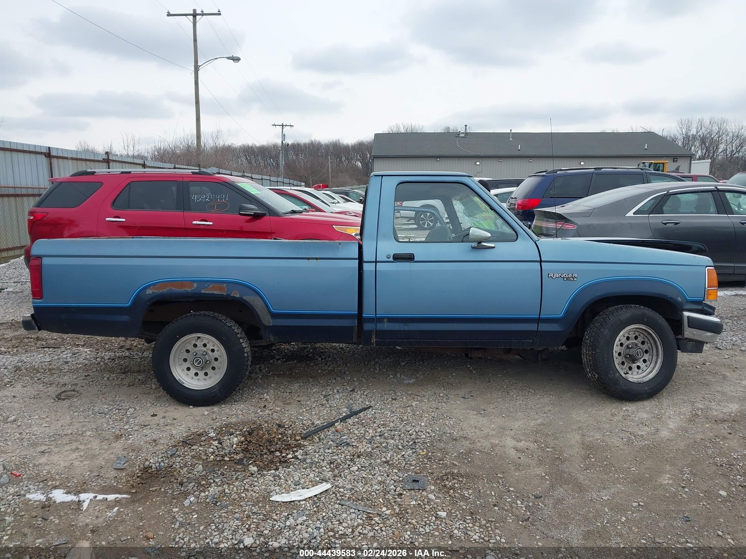 1990 Ford Ranger   Light Blue vin: 1FTCR10A9LPB12177