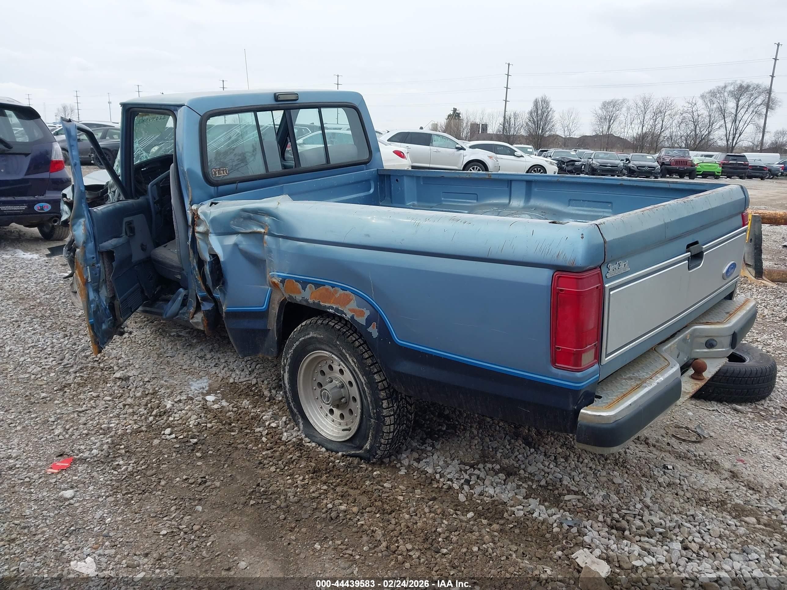 1990 Ford Ranger   Light Blue vin: 1FTCR10A9LPB12177