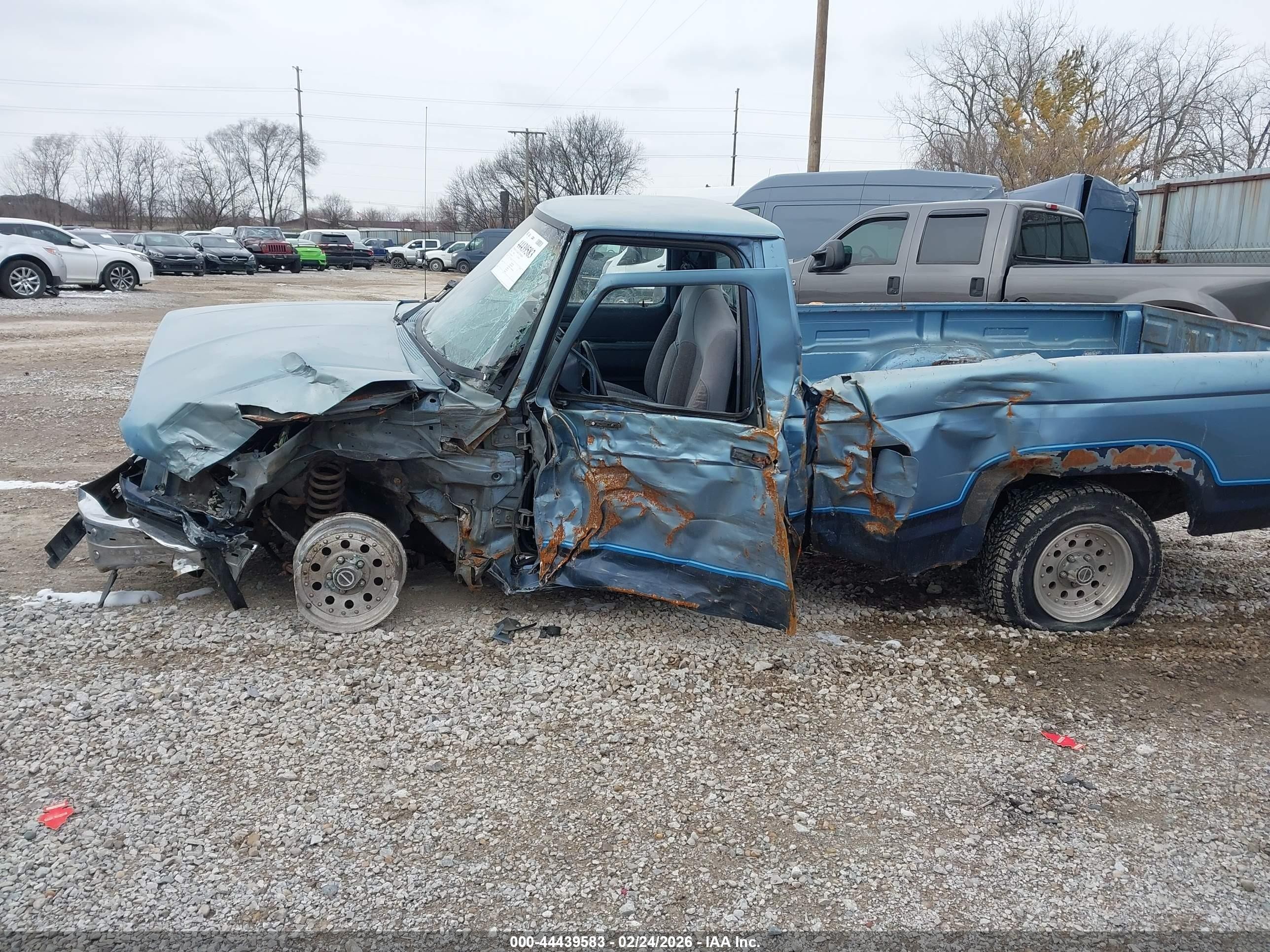 1990 Ford Ranger   Light Blue vin: 1FTCR10A9LPB12177