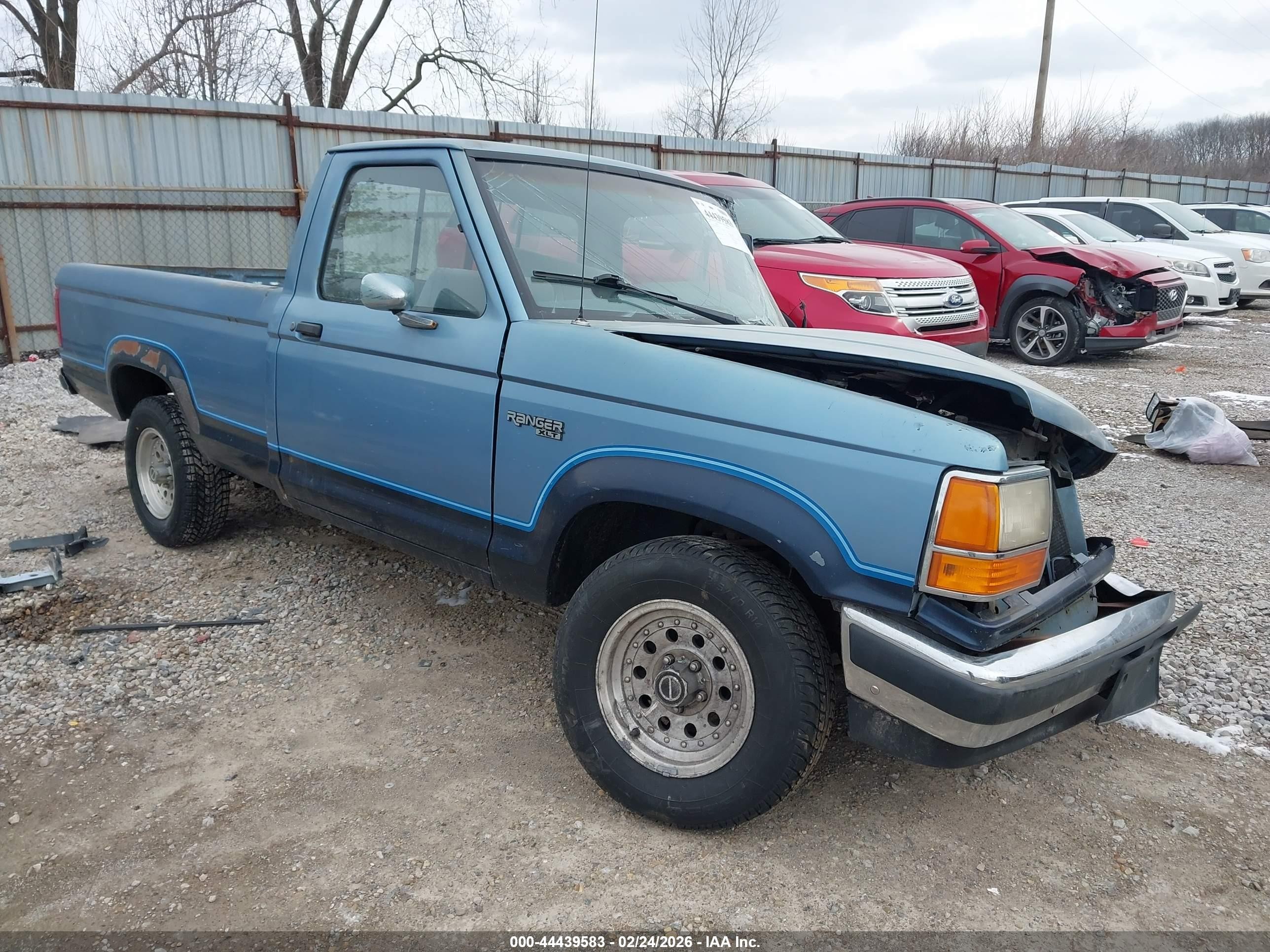 1990 Ford Ranger   Light Blue vin: 1FTCR10A9LPB12177