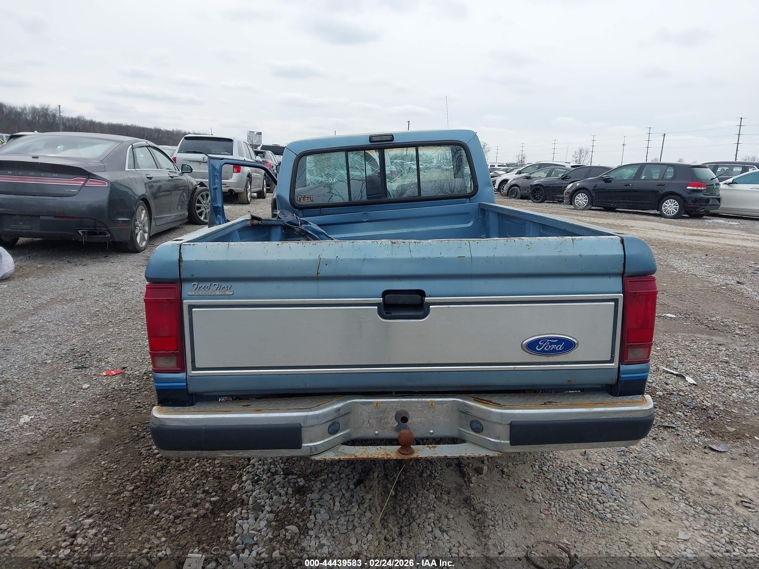 1990 Ford Ranger   Light Blue vin: 1FTCR10A9LPB12177