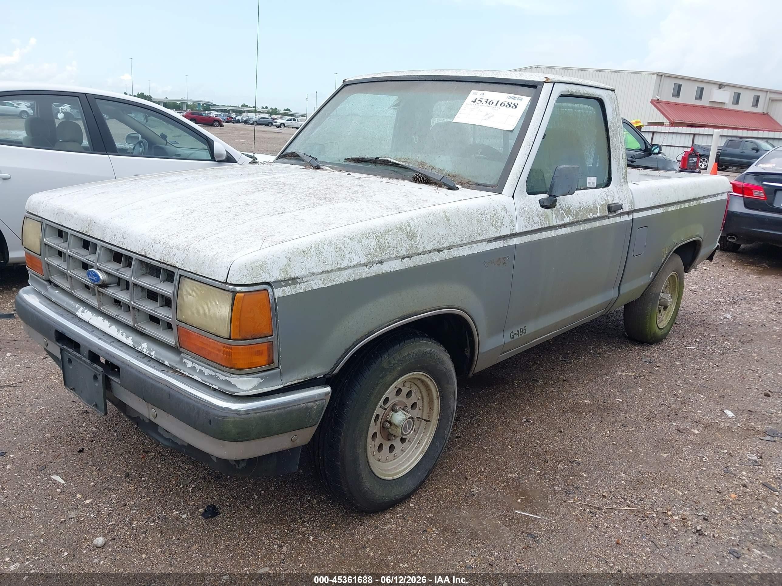 1991 Ford Ranger   White vin: 1FTCR10A9MTA40938