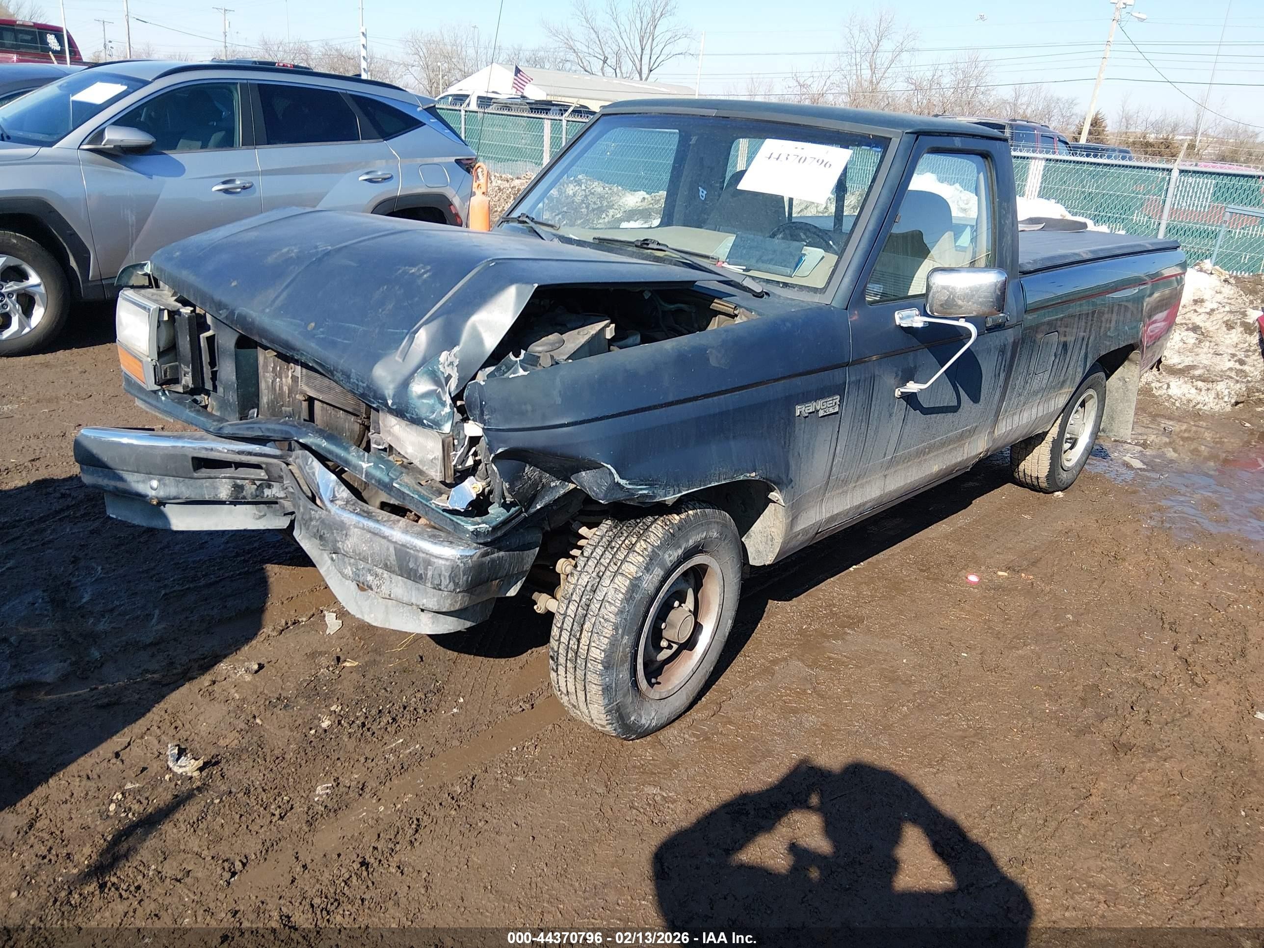 1991 Ford Ranger Зеленый vin: 1FTCR10A9MUB09170