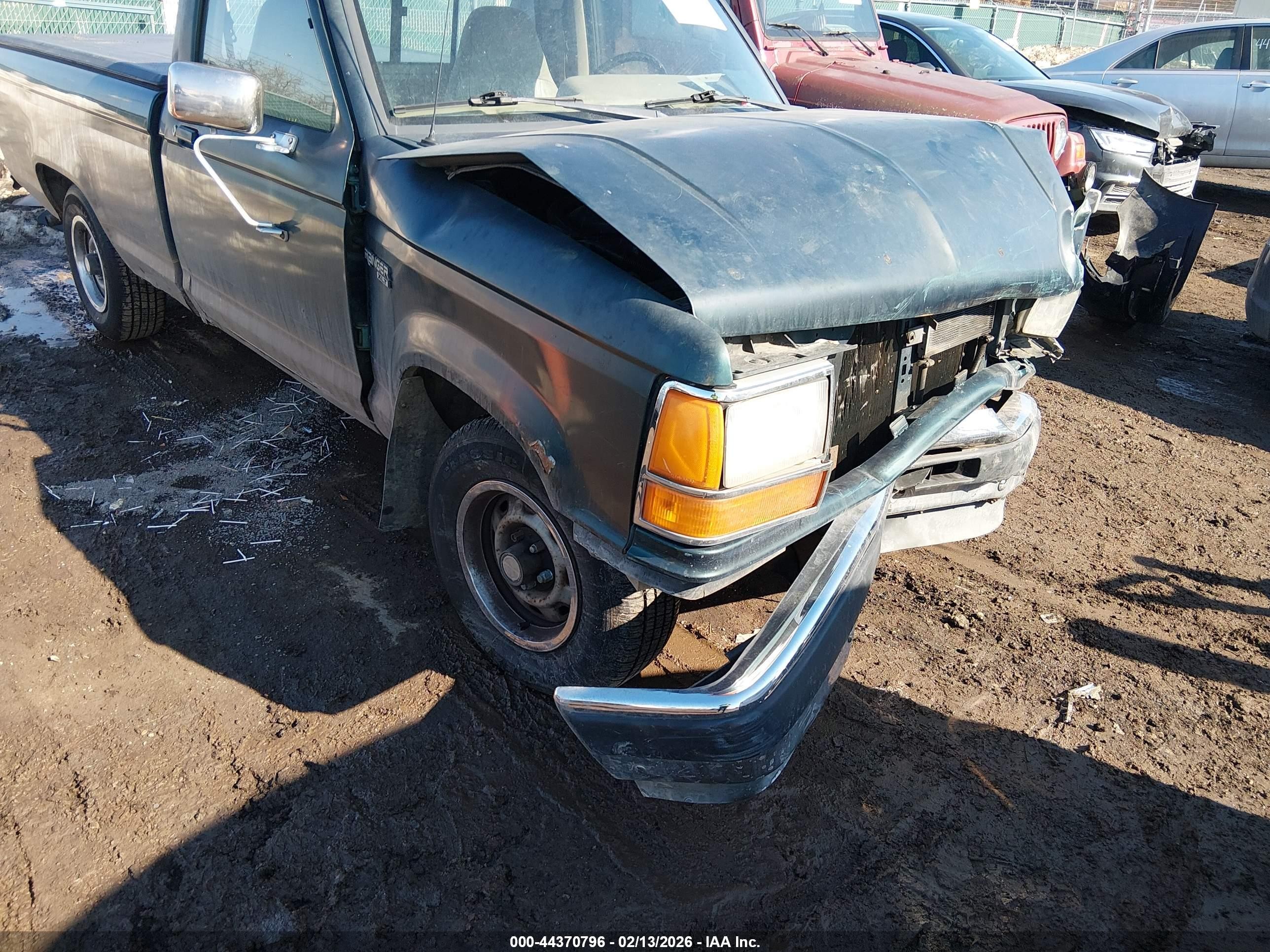 1991 Ford Ranger Зеленый vin: 1FTCR10A9MUB09170