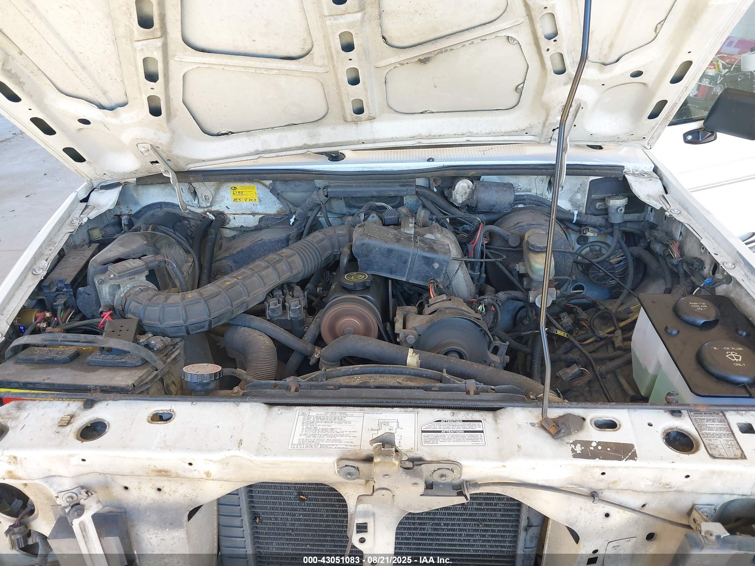 1991 Ford Ranger   Белый vin: 1FTCR10A9MUB58112