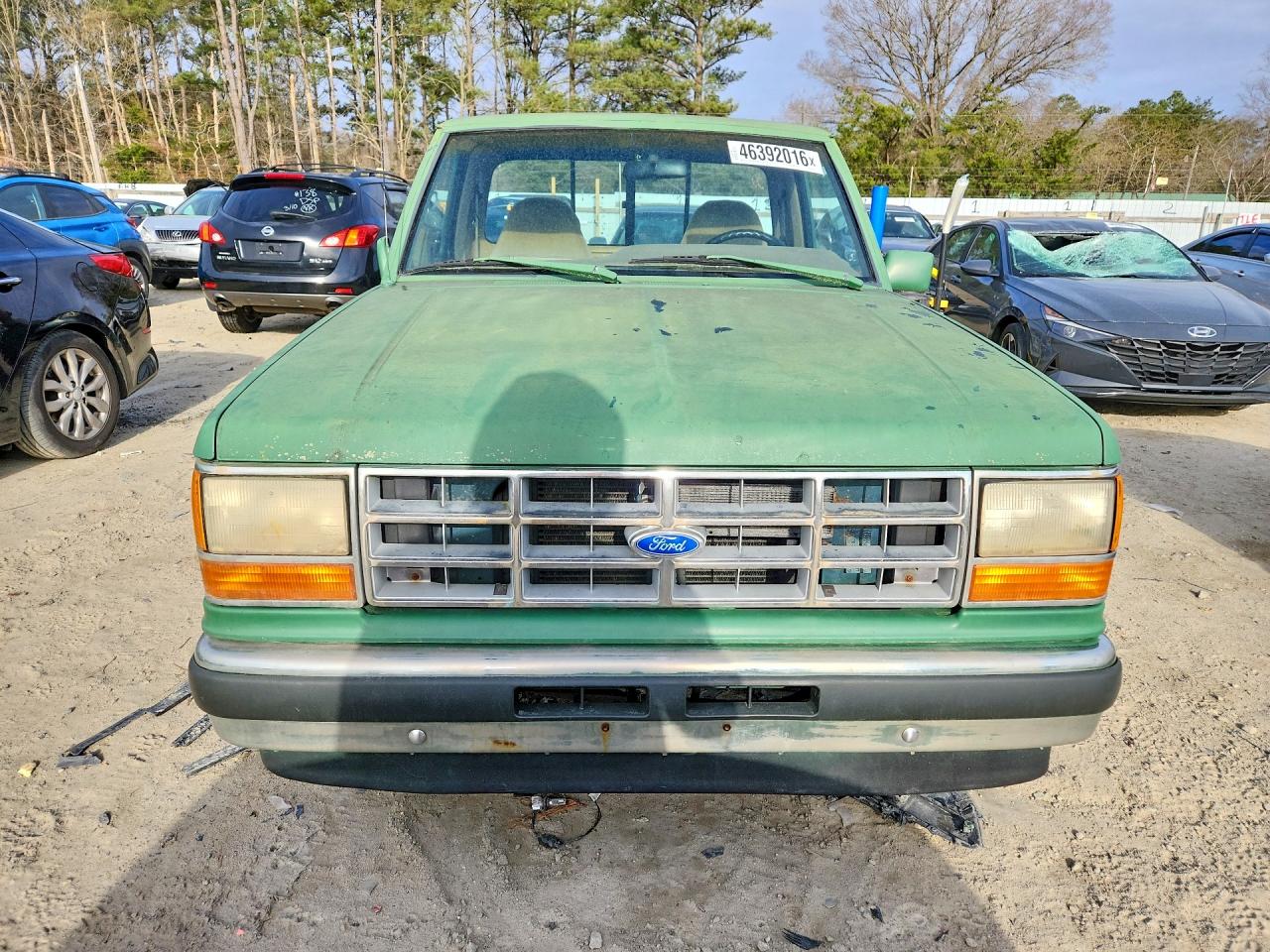 1991 Ford Ranger Green vin: 1FTCR10A9MUB94737