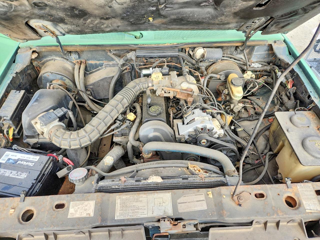 1991 Ford Ranger Green vin: 1FTCR10A9MUB94737