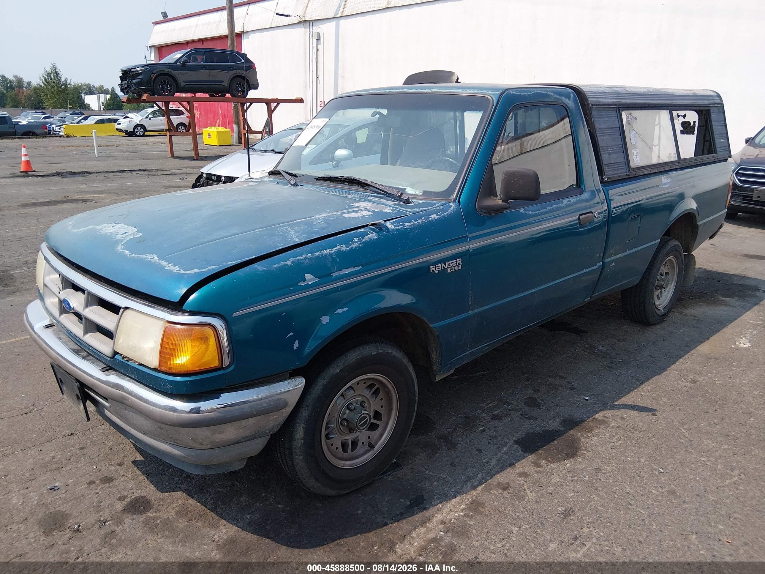 1993 Ford Ranger   Зеленый vin: 1FTCR10A9PUB81443