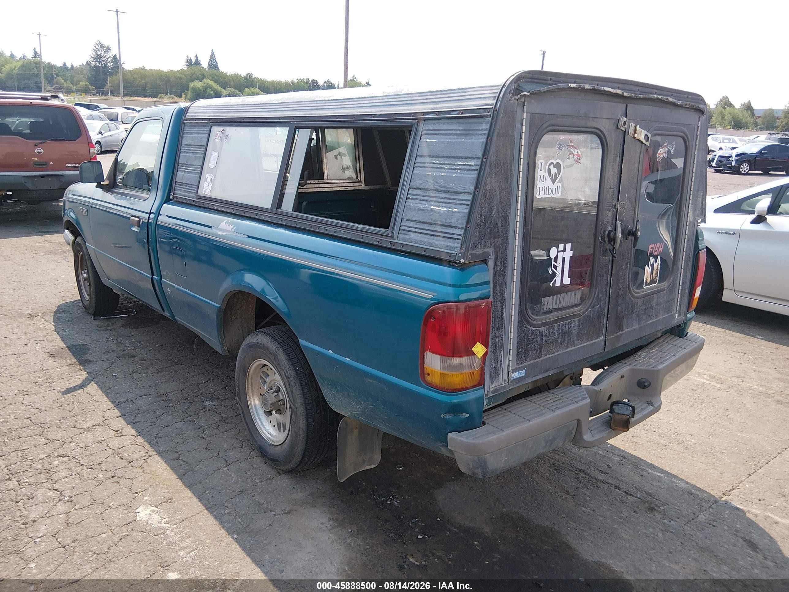 1993 Ford Ranger   Зеленый vin: 1FTCR10A9PUB81443