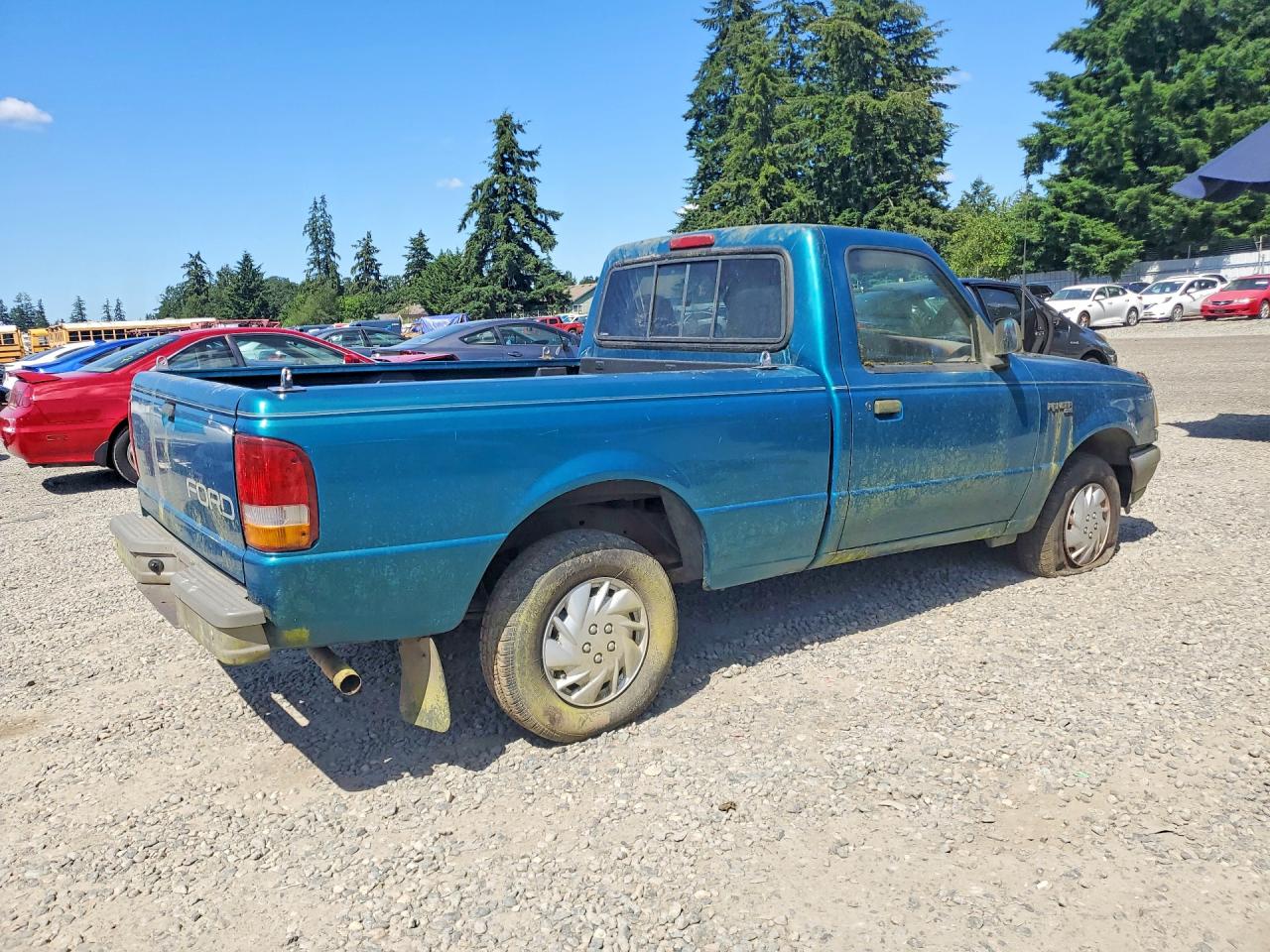 1994 Ford Ranger Green vin: 1FTCR10A9RPA29731