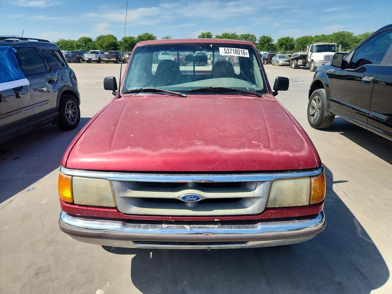 1996 Ford Ranger Burgundy vin: 1FTCR10A9TPB35538