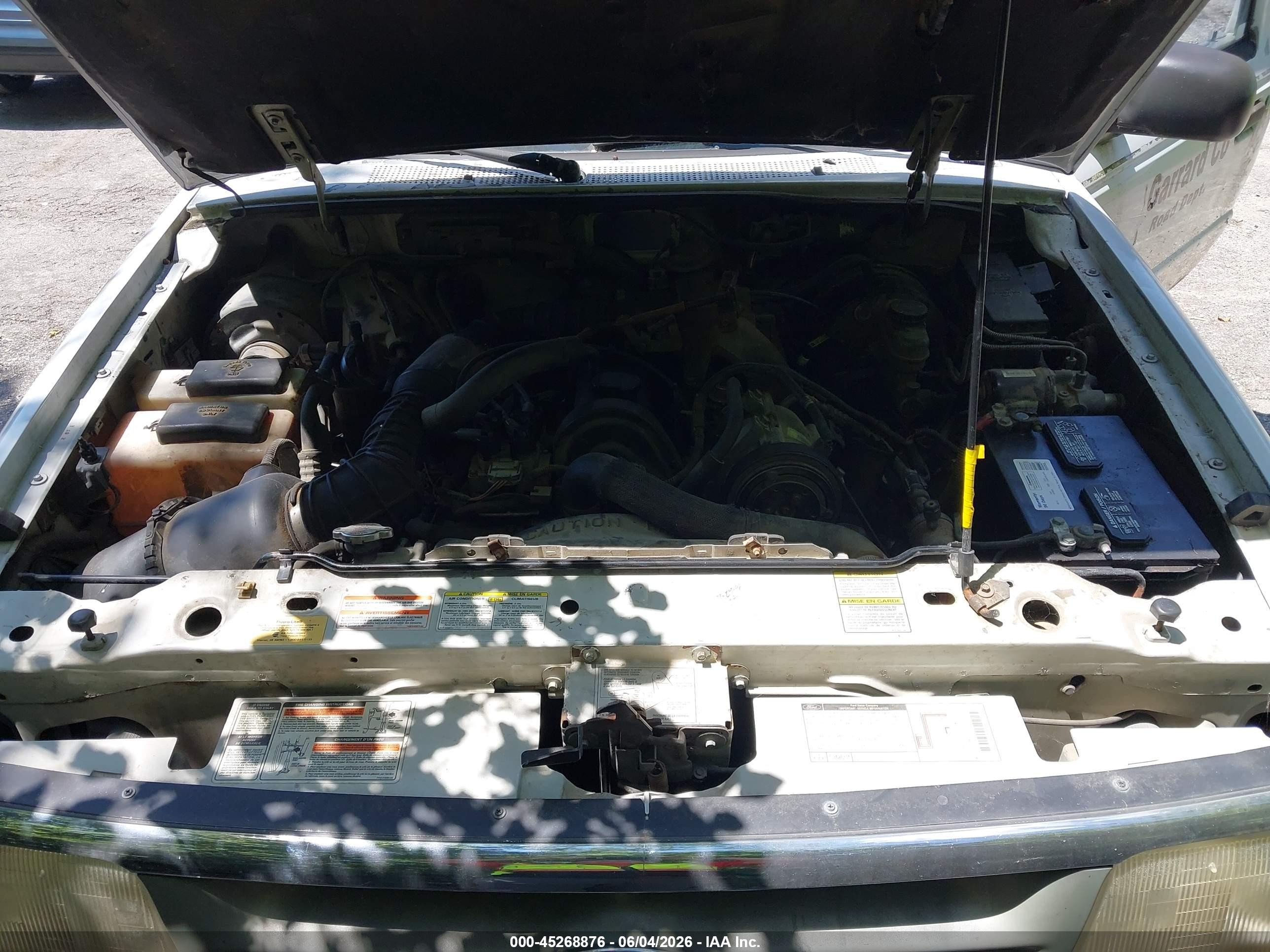 1996 Ford Ranger   White vin: 1FTCR10A9TUD60642