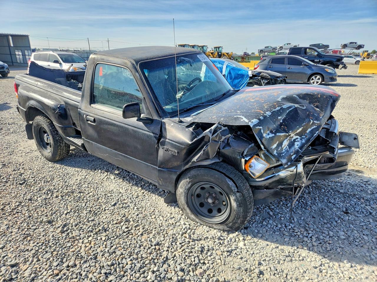 1997 Ford Ranger Black vin: 1FTCR10A9VPB56019