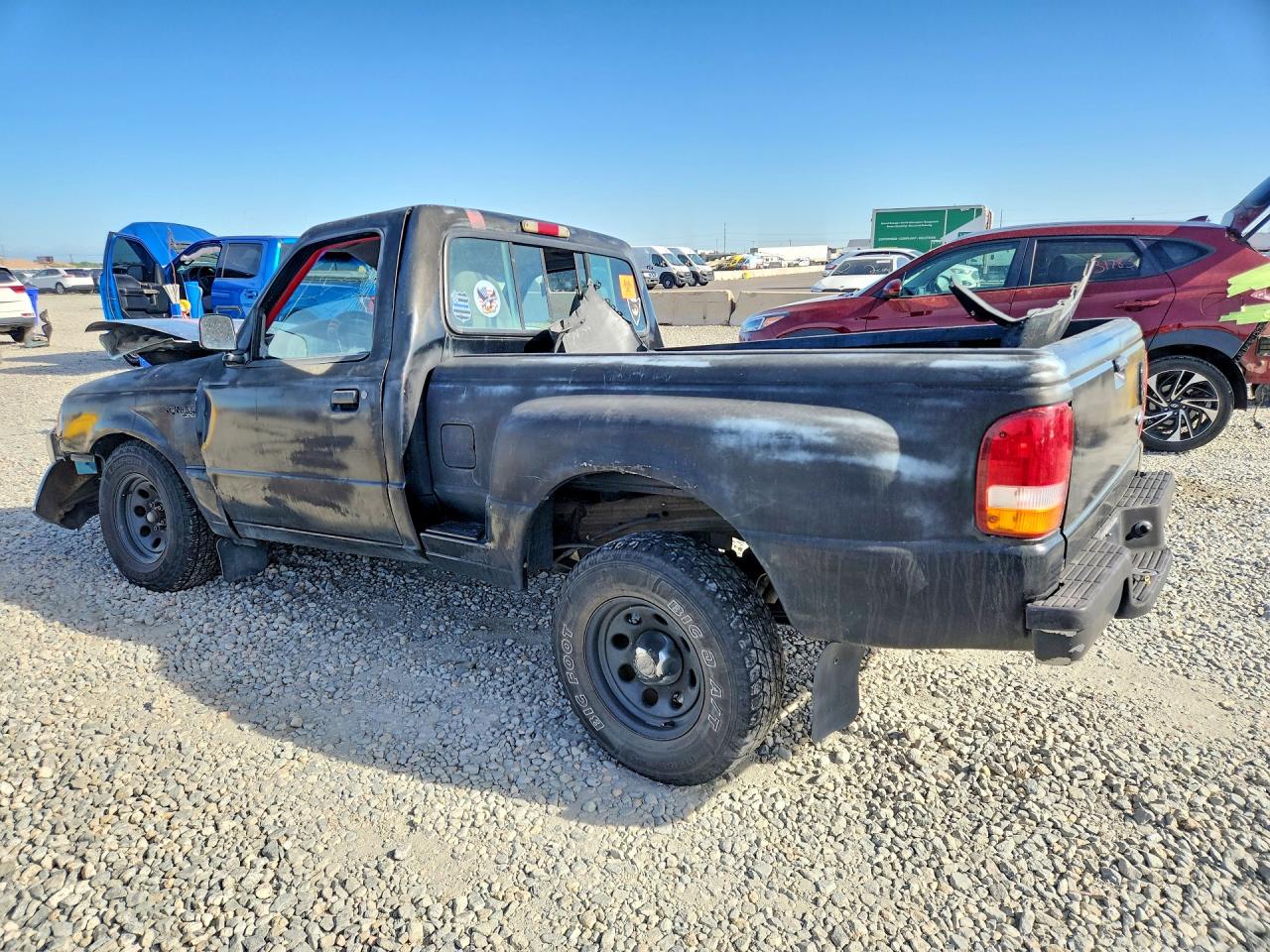 1997 Ford Ranger Black vin: 1FTCR10A9VPB56019
