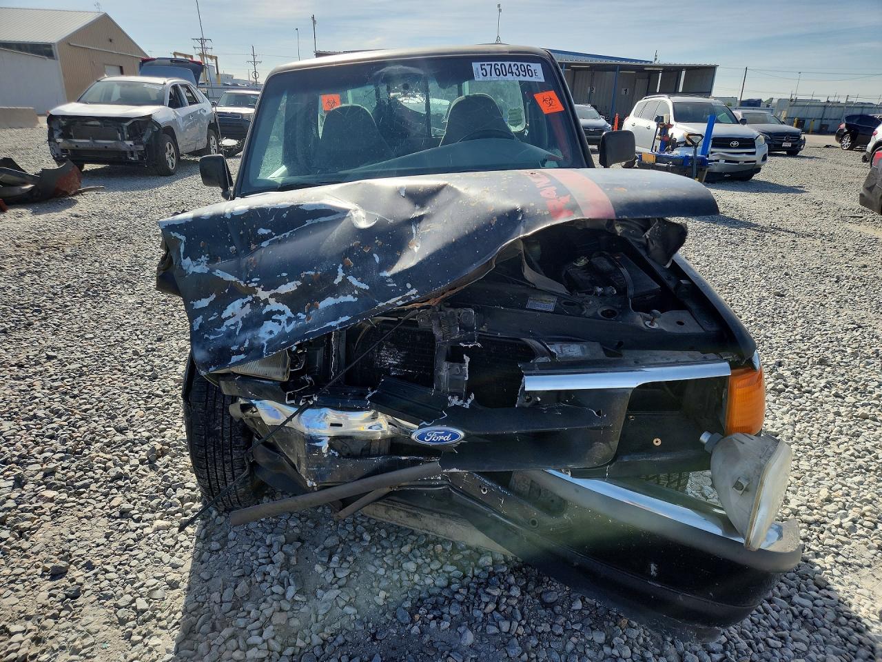 1997 Ford Ranger Black vin: 1FTCR10A9VPB56019