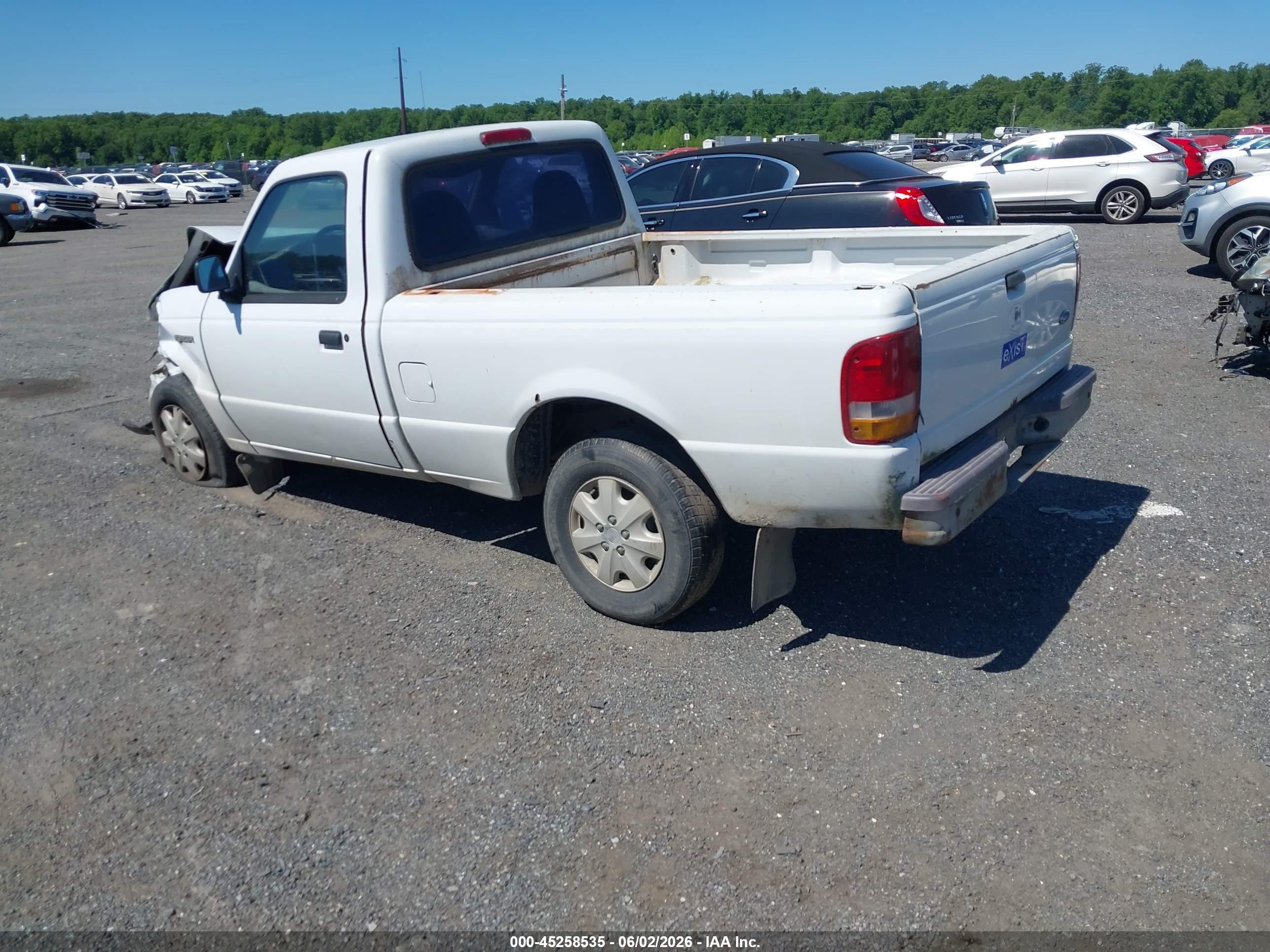 1997 Ford Ranger White vin: 1FTCR10A9VTA60625