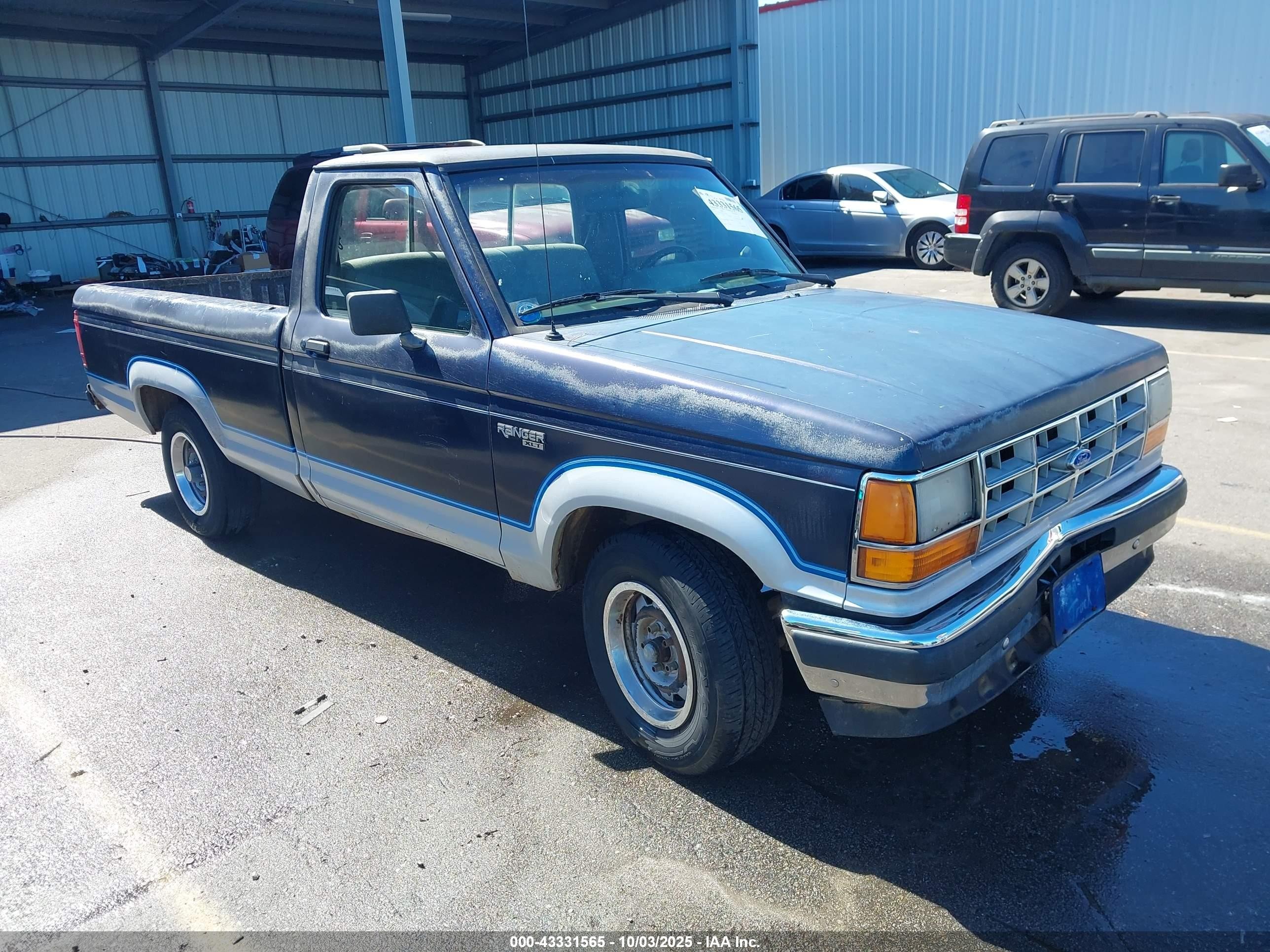 1990 Ford Ranger   Синий vin: 1FTCR10AXLUA96976