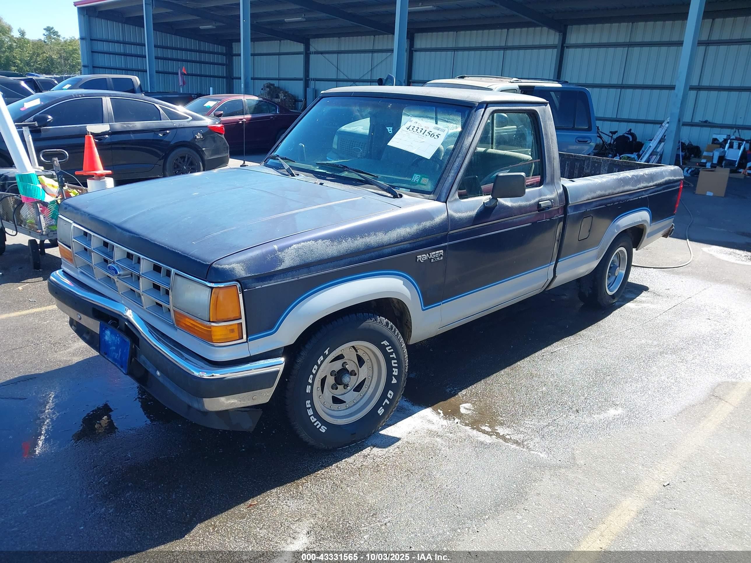 1990 Ford Ranger   Синий vin: 1FTCR10AXLUA96976