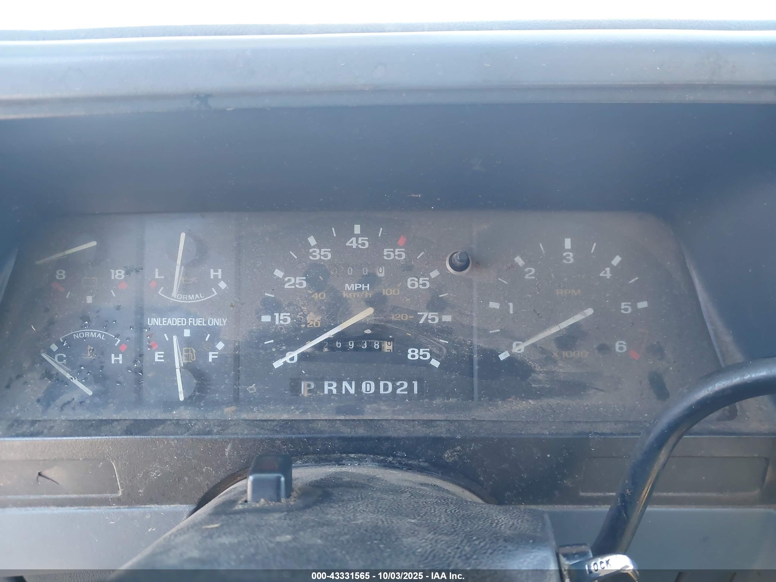 1990 Ford Ranger   Синий vin: 1FTCR10AXLUA96976