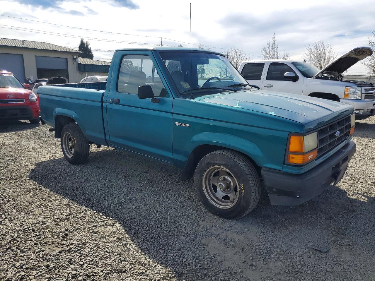 1992 Ford Ranger Teal vin: 1FTCR10AXNTA57247