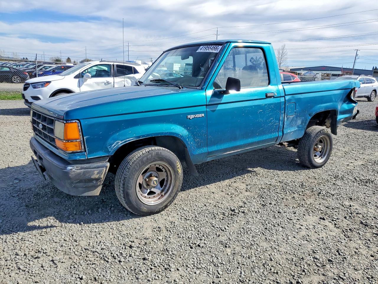 1992 Ford Ranger Teal vin: 1FTCR10AXNTA57247