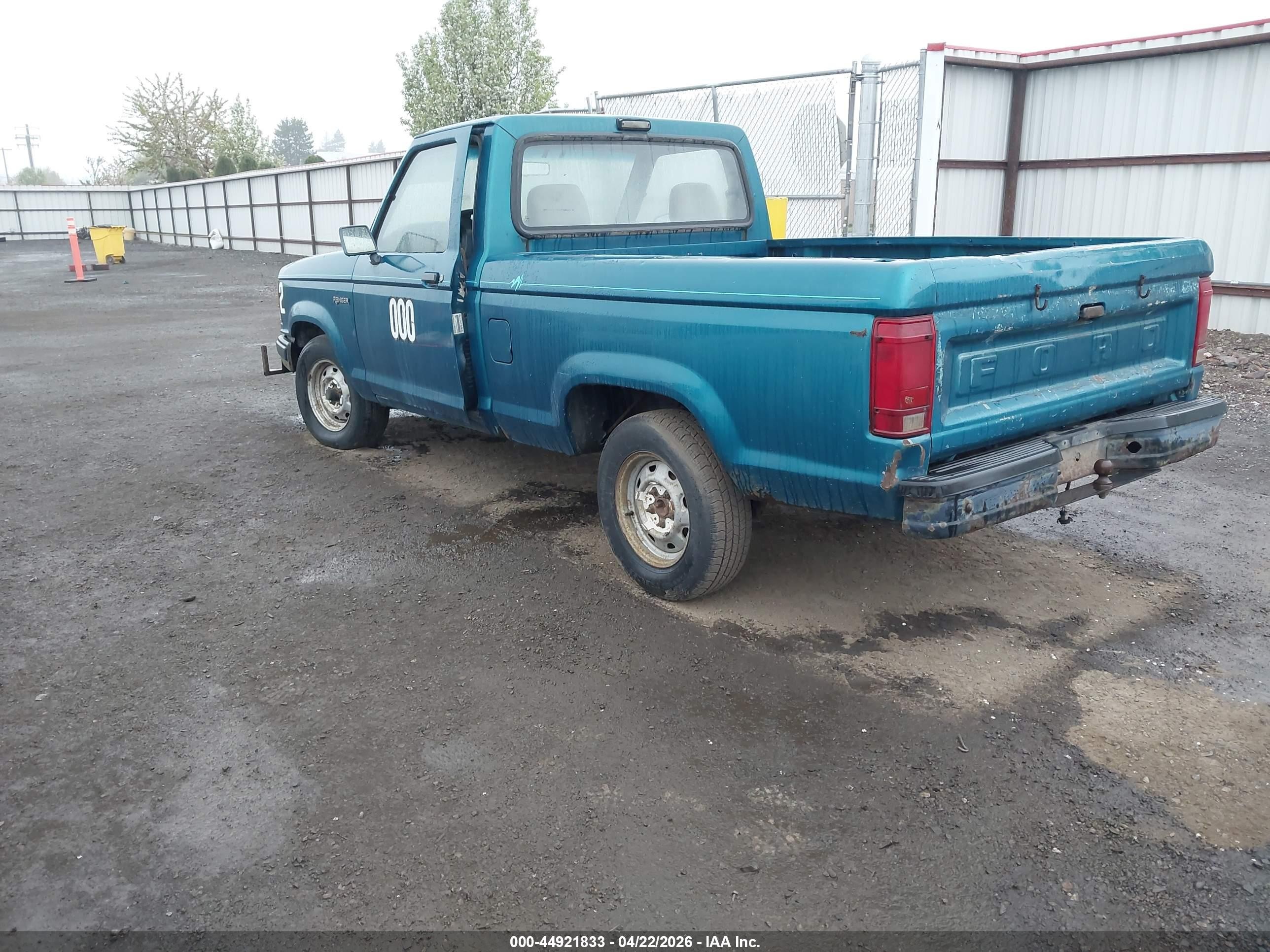 1992 Ford Ranger   Зеленый vin: 1FTCR10AXNUA35677