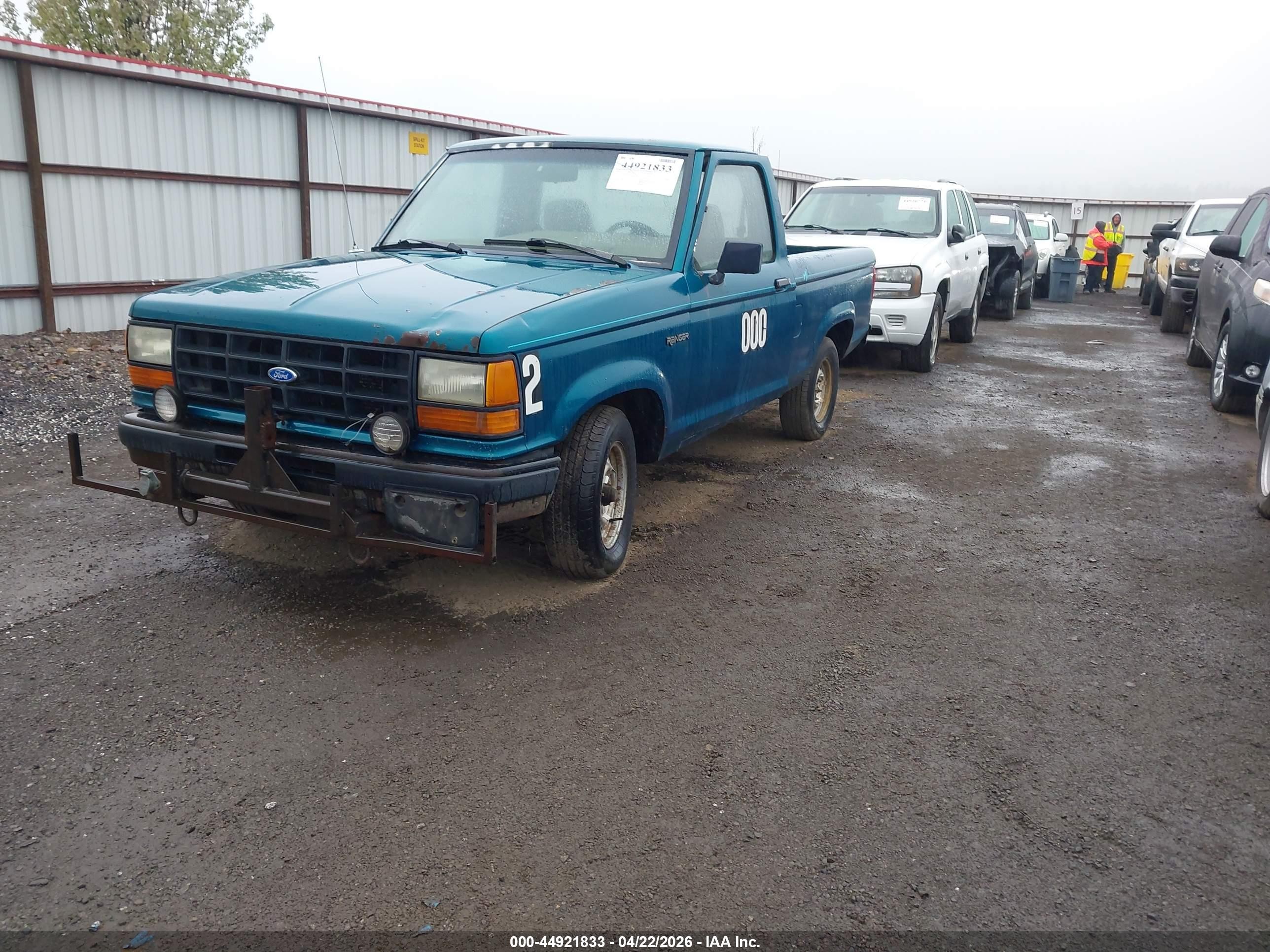 1992 Ford Ranger   Зеленый vin: 1FTCR10AXNUA35677