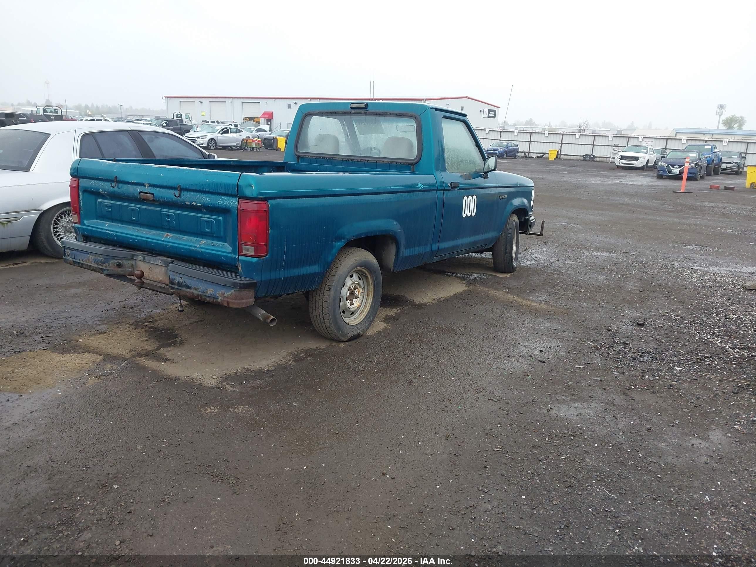 1992 Ford Ranger   Зеленый vin: 1FTCR10AXNUA35677