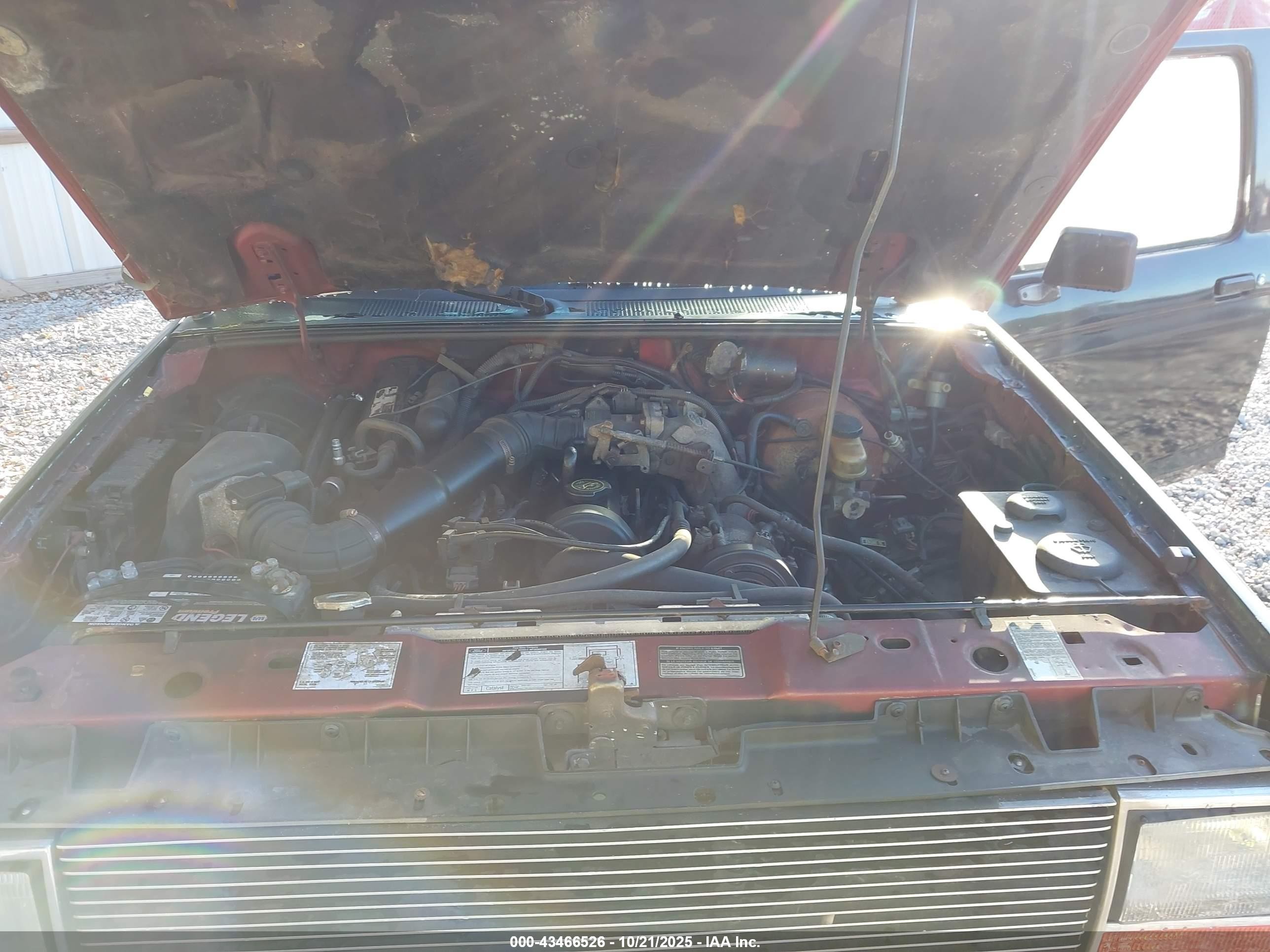 1992 Ford Ranger   Black vin: 1FTCR10AXNUB46309