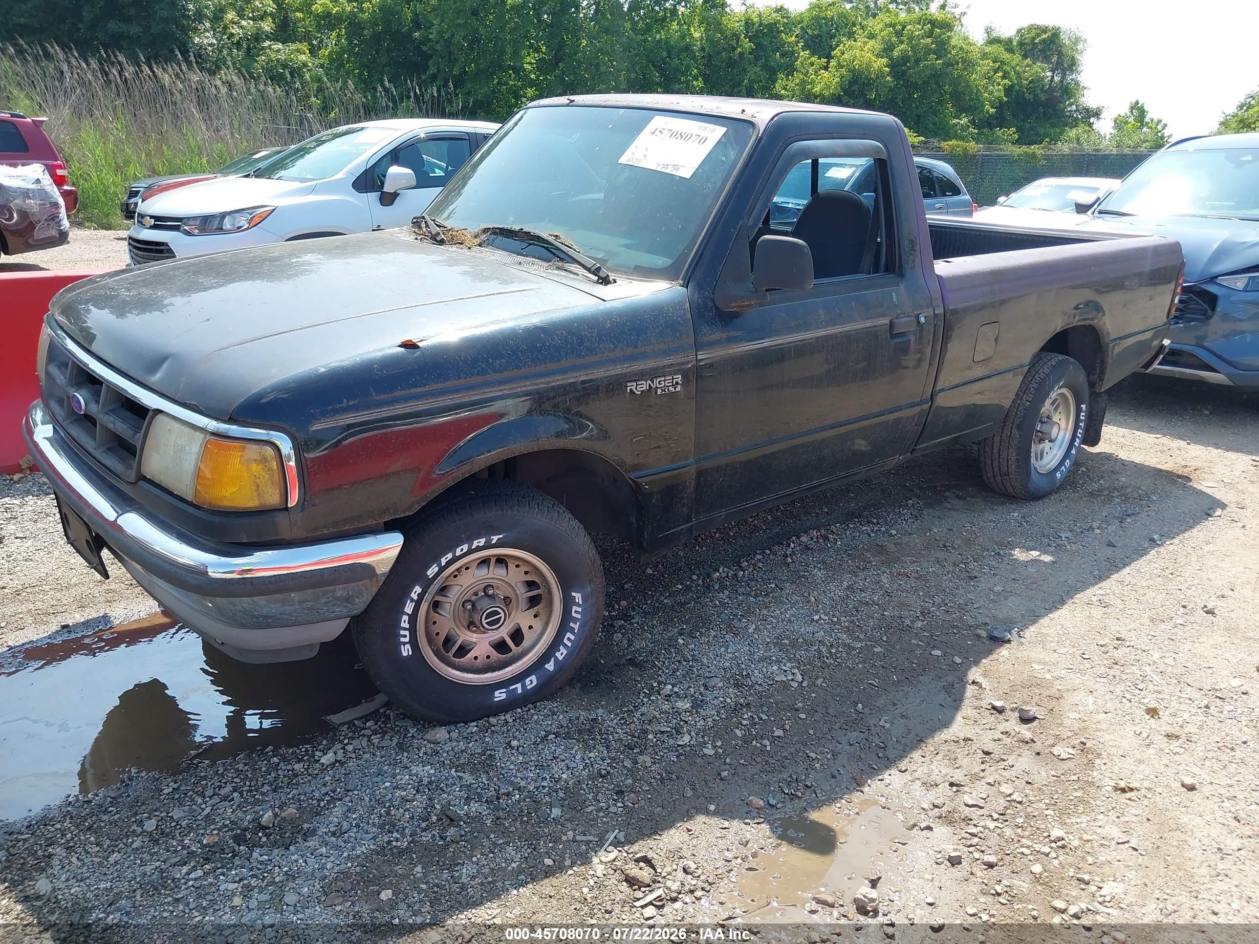 1994 Ford Ranger   Black vin: 1FTCR10AXRTA38526